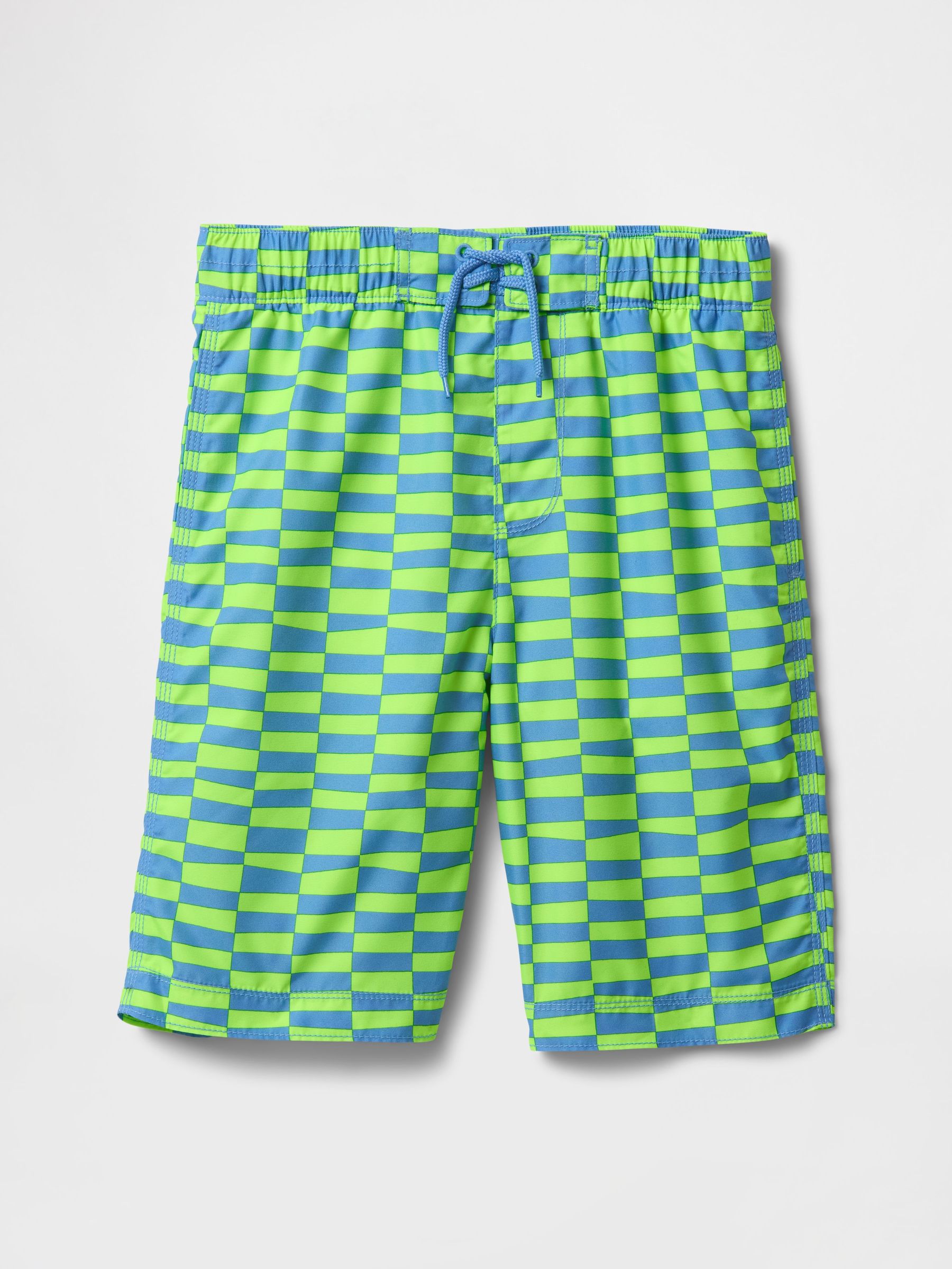 Green 8" Recycled Swim Trunks (4-13yrs) (F77632) | £20