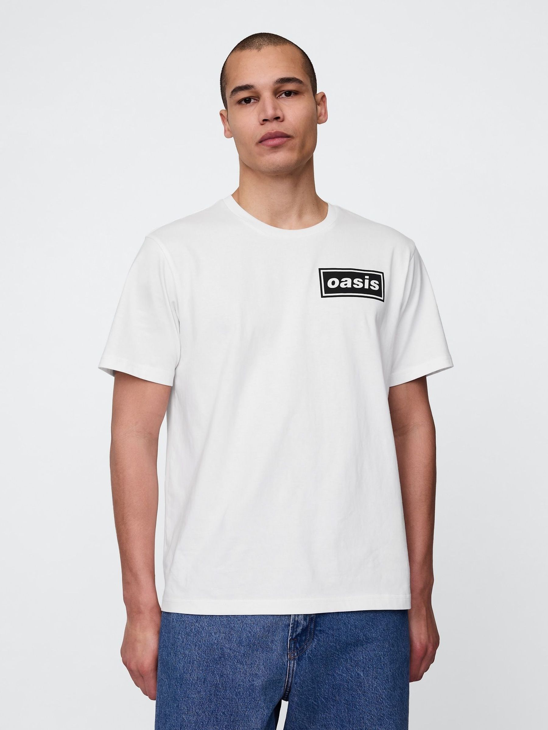 White Oasis Graphic T-Shirt (F77761) | £40