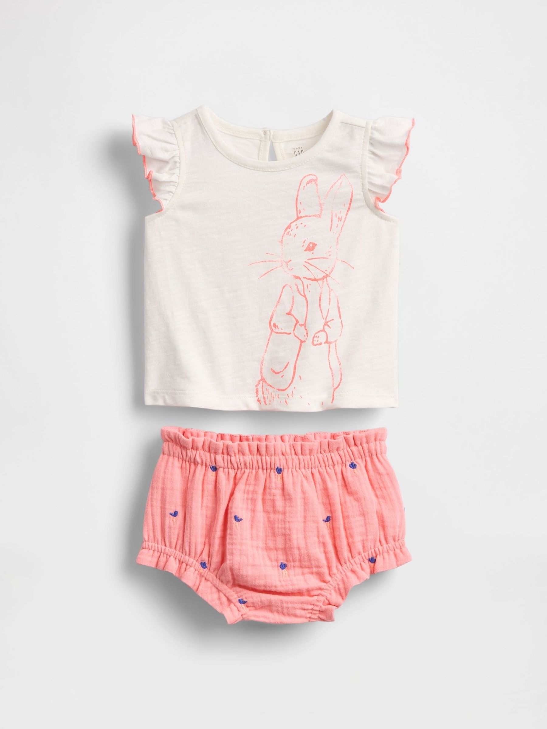 Pink Peter Rabbit T-Shirt Outfit Set (Newborn-24mths) (F77900) | £30