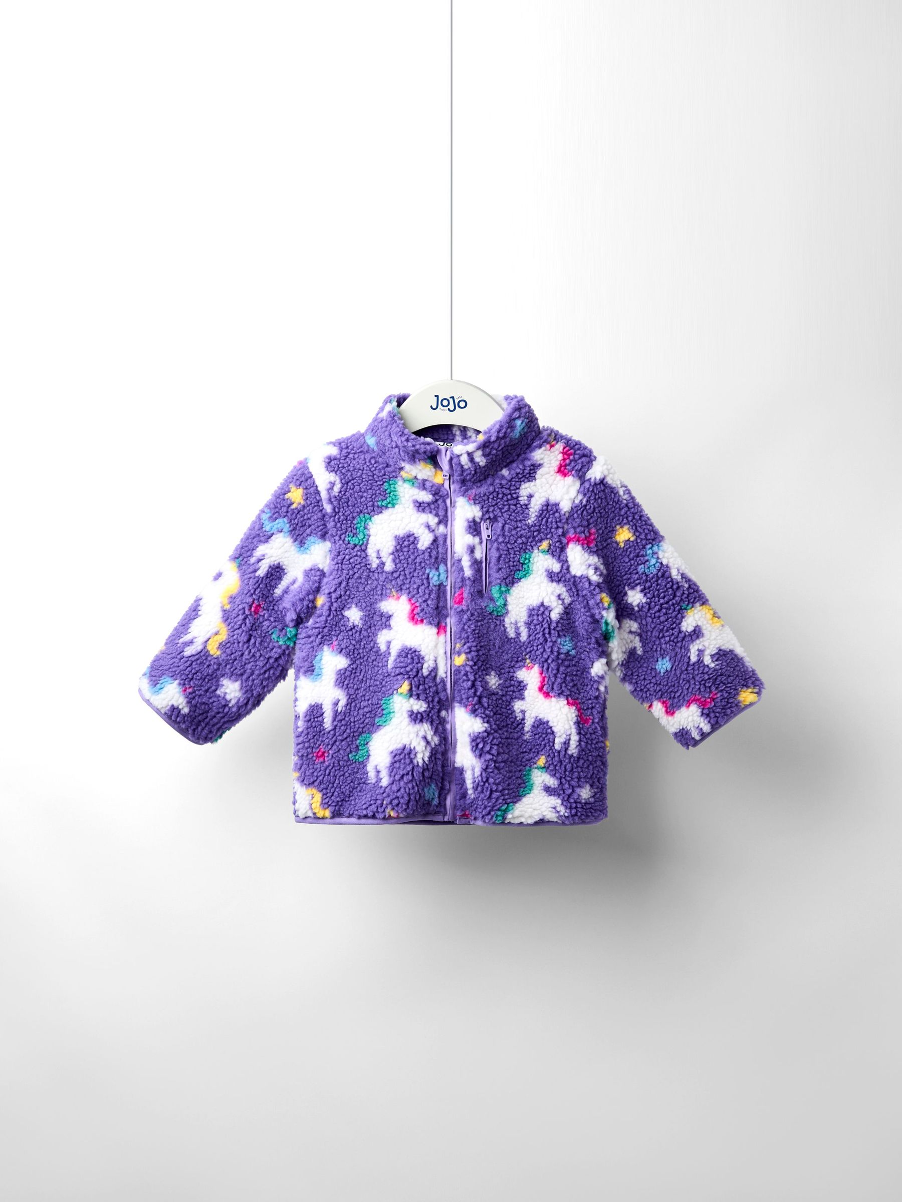 Purple Borg Fleece Jacket (F78606) | £34 - £38