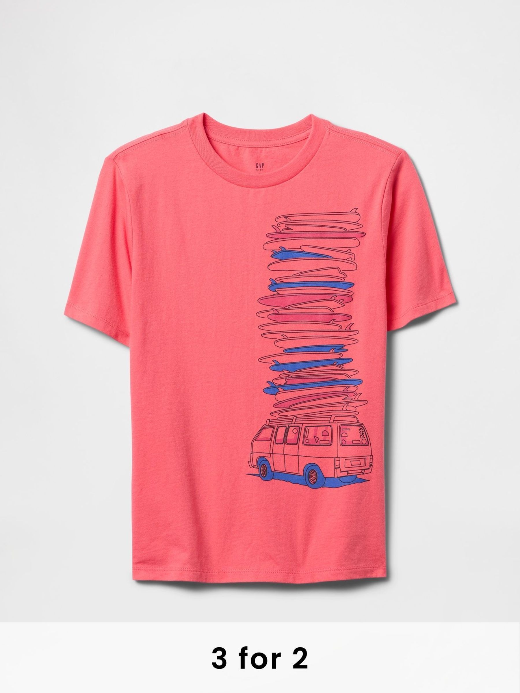 Pink Short Sleeve Graphic T-Shirt (4-13yrs) (F79369) | £10