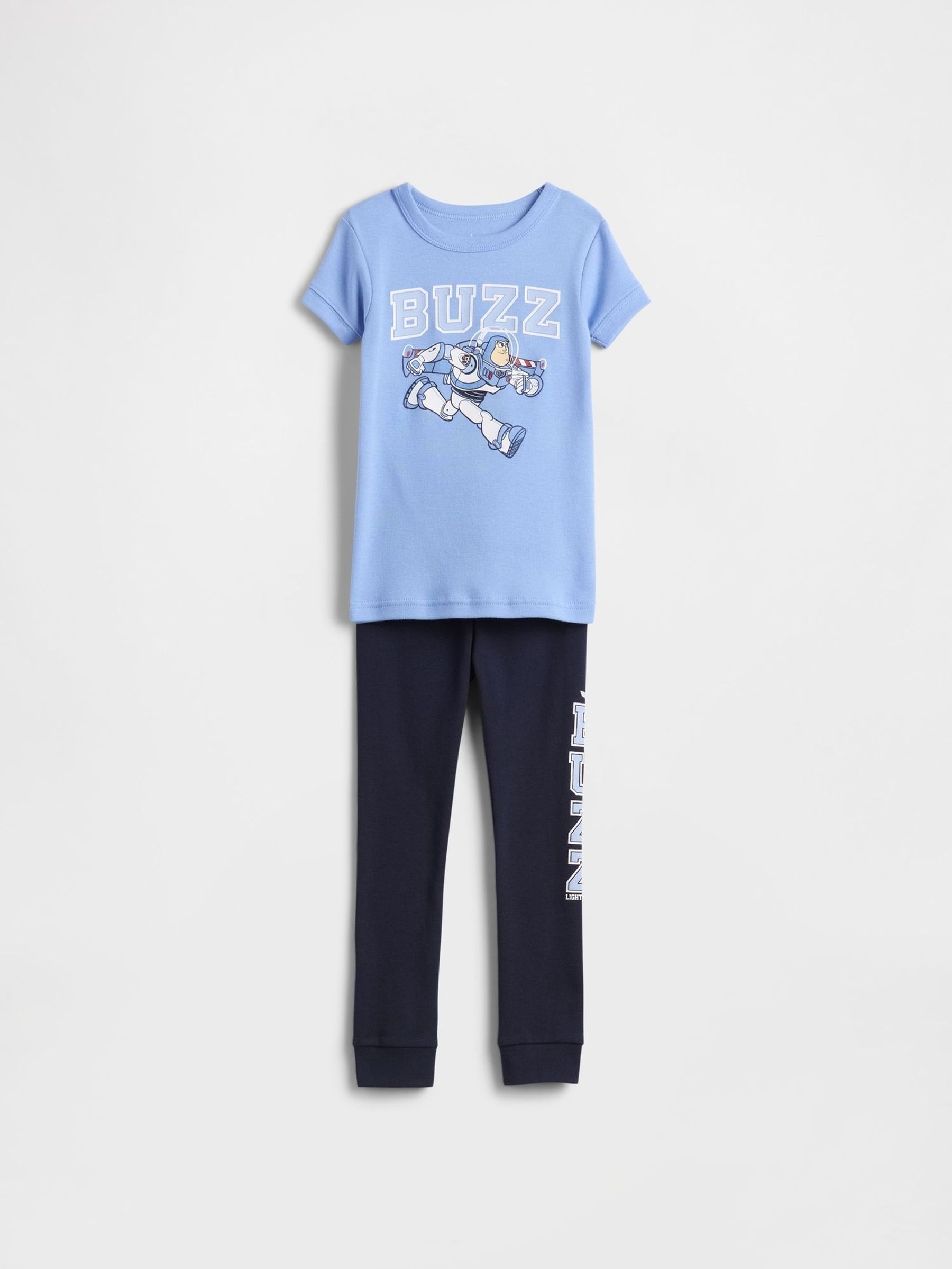 Blue Buzz Lightyear Disney Short Sleeve Pyjama Set (6mths-5yrs) (F81213) | £25