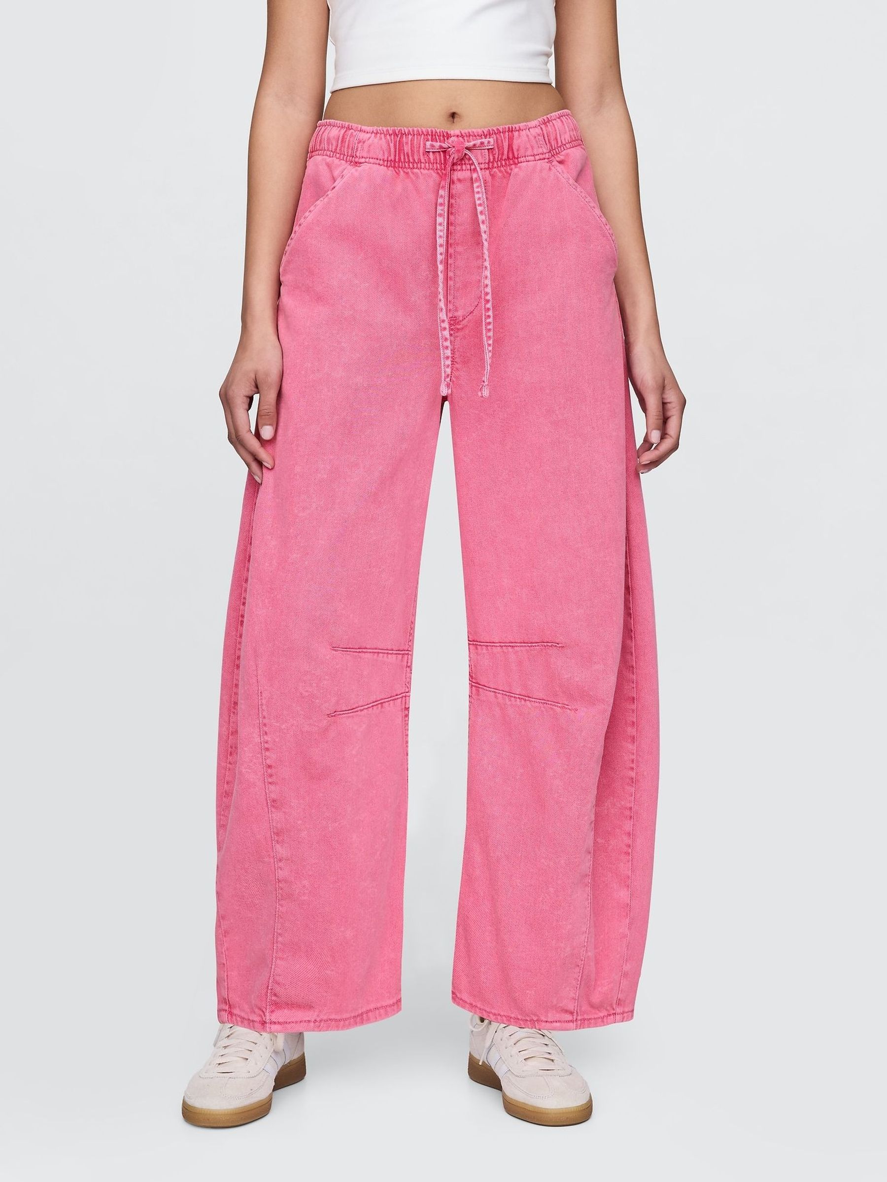 Pink Mid Rise UltraSoft Easy Horseshoe Jeans (F81271) | £65