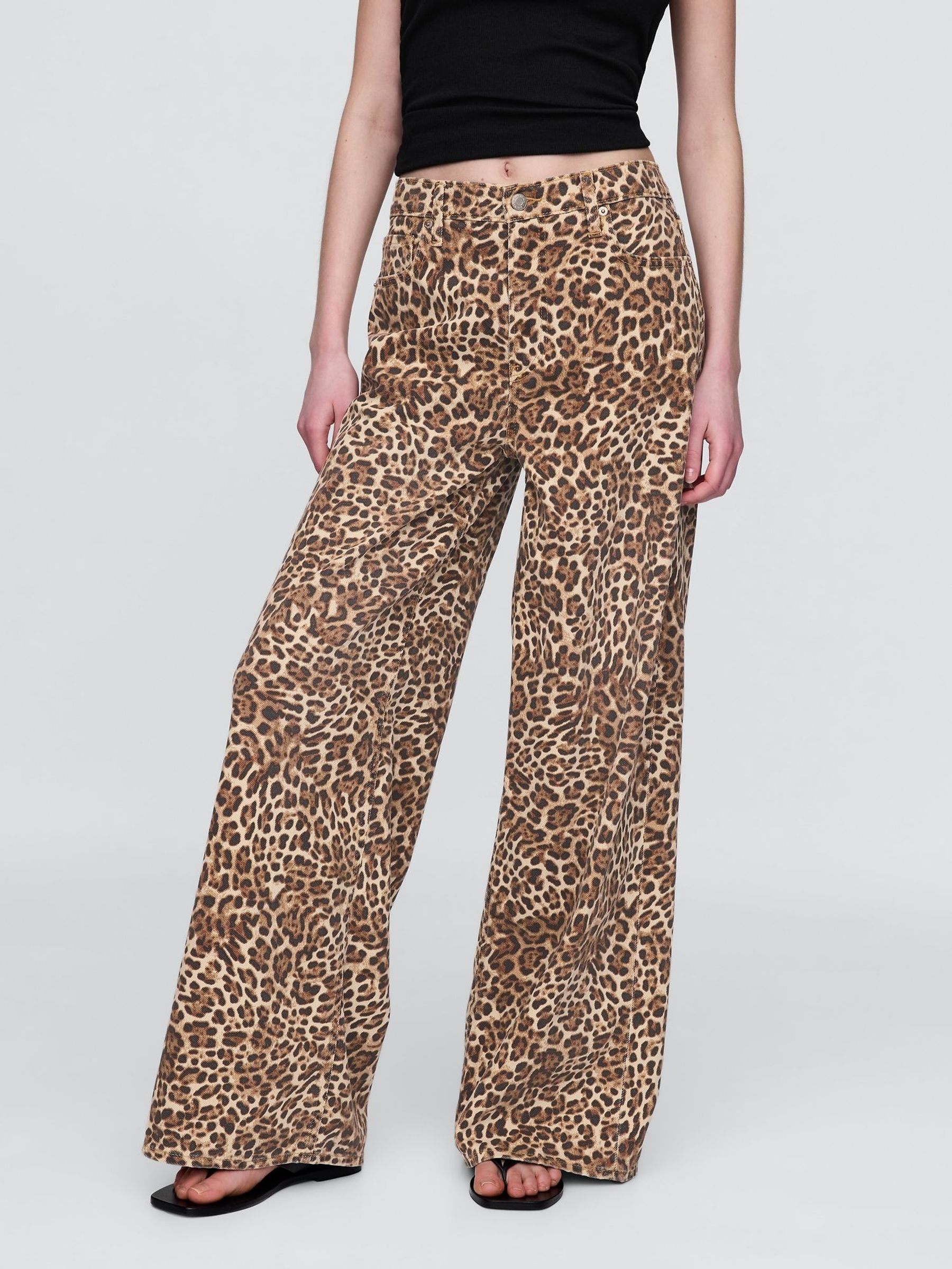 Brown Mid Rise UltraSoft Baggy Jeans (F81273) | £65
