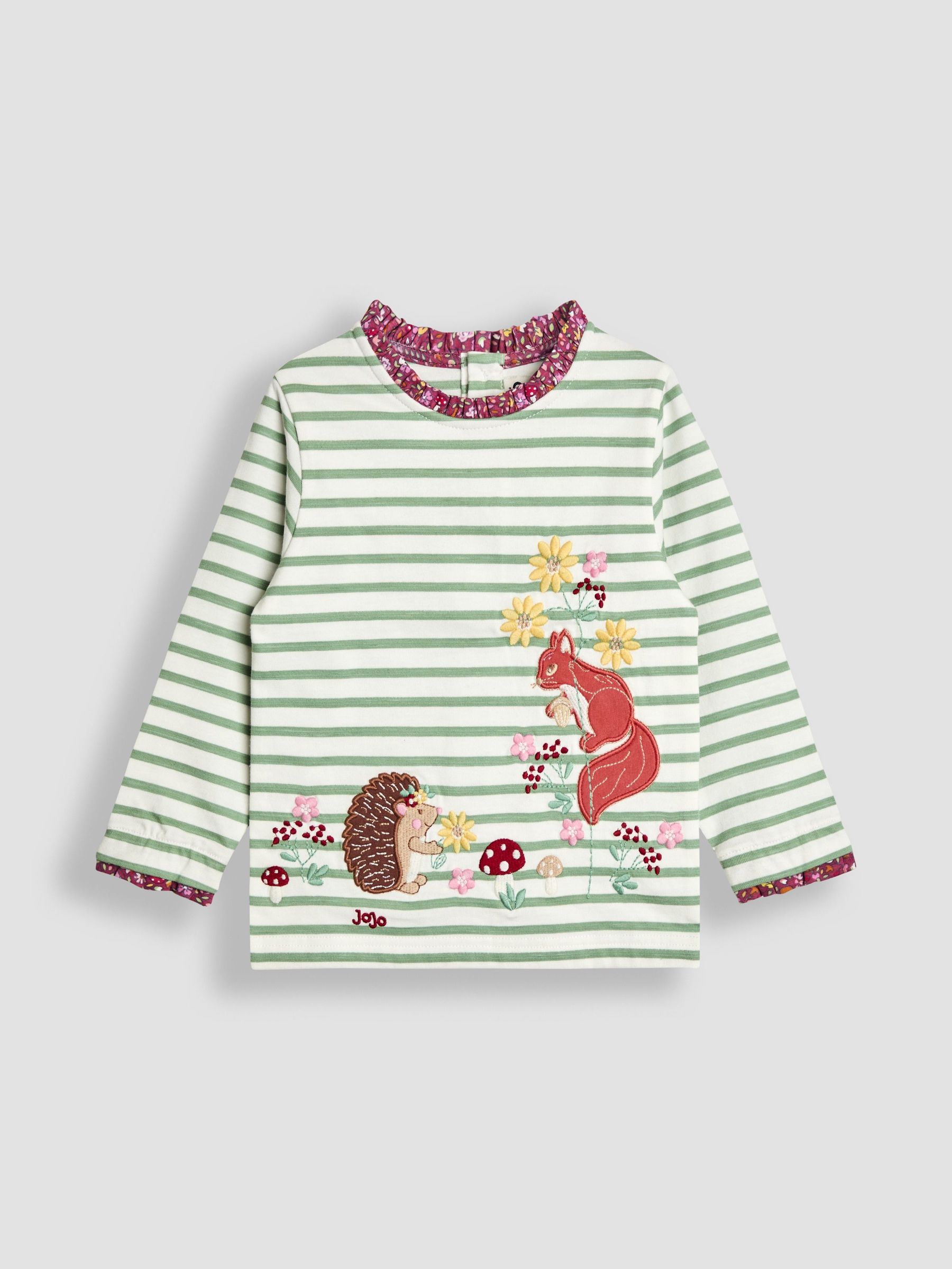 Green Appliqué Frill Top (F86311) | £17 - £20