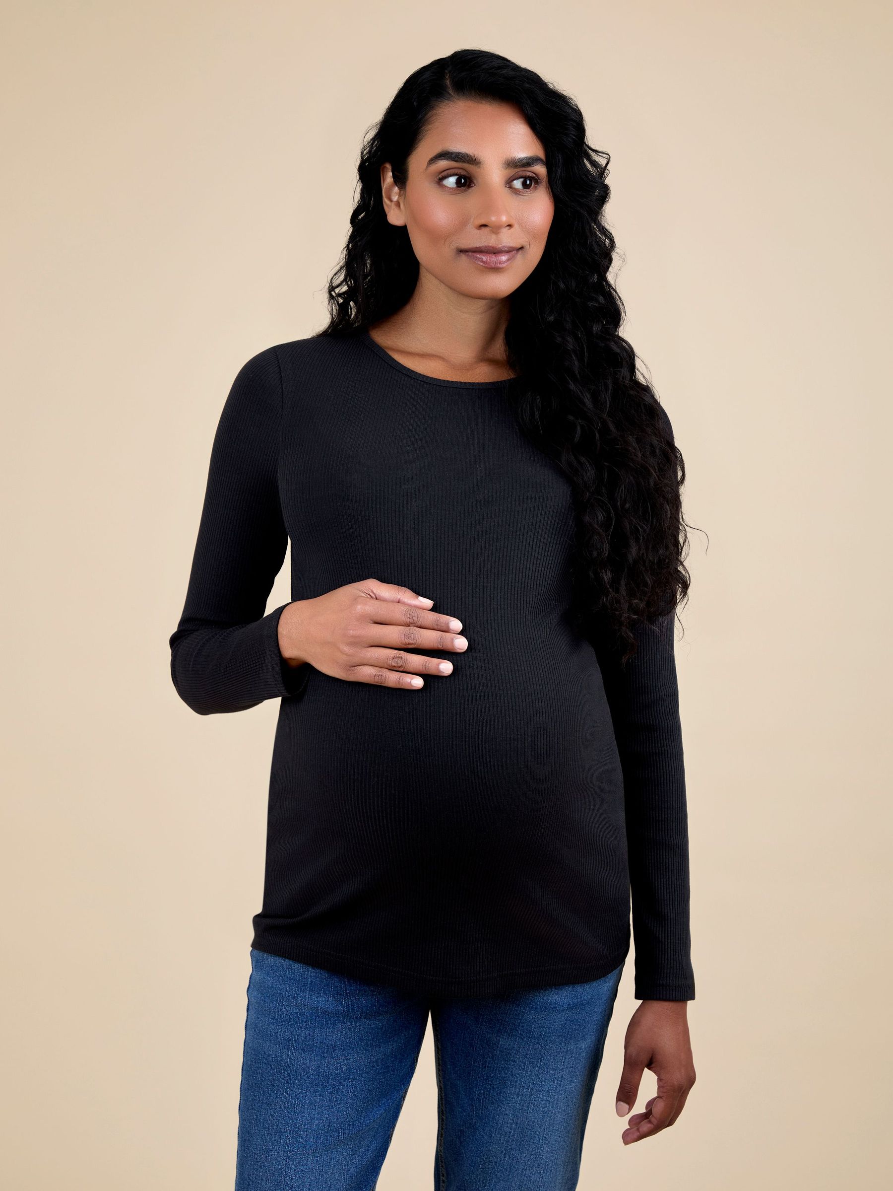 Black Ribbed Tops 2 Pack (F86355) | £36