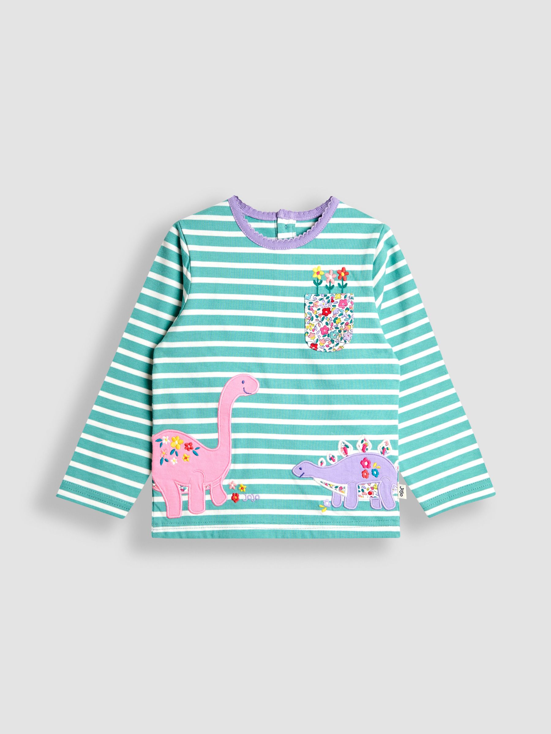 Blue Appliqué Stripe Top (F86361) | £17 - £20
