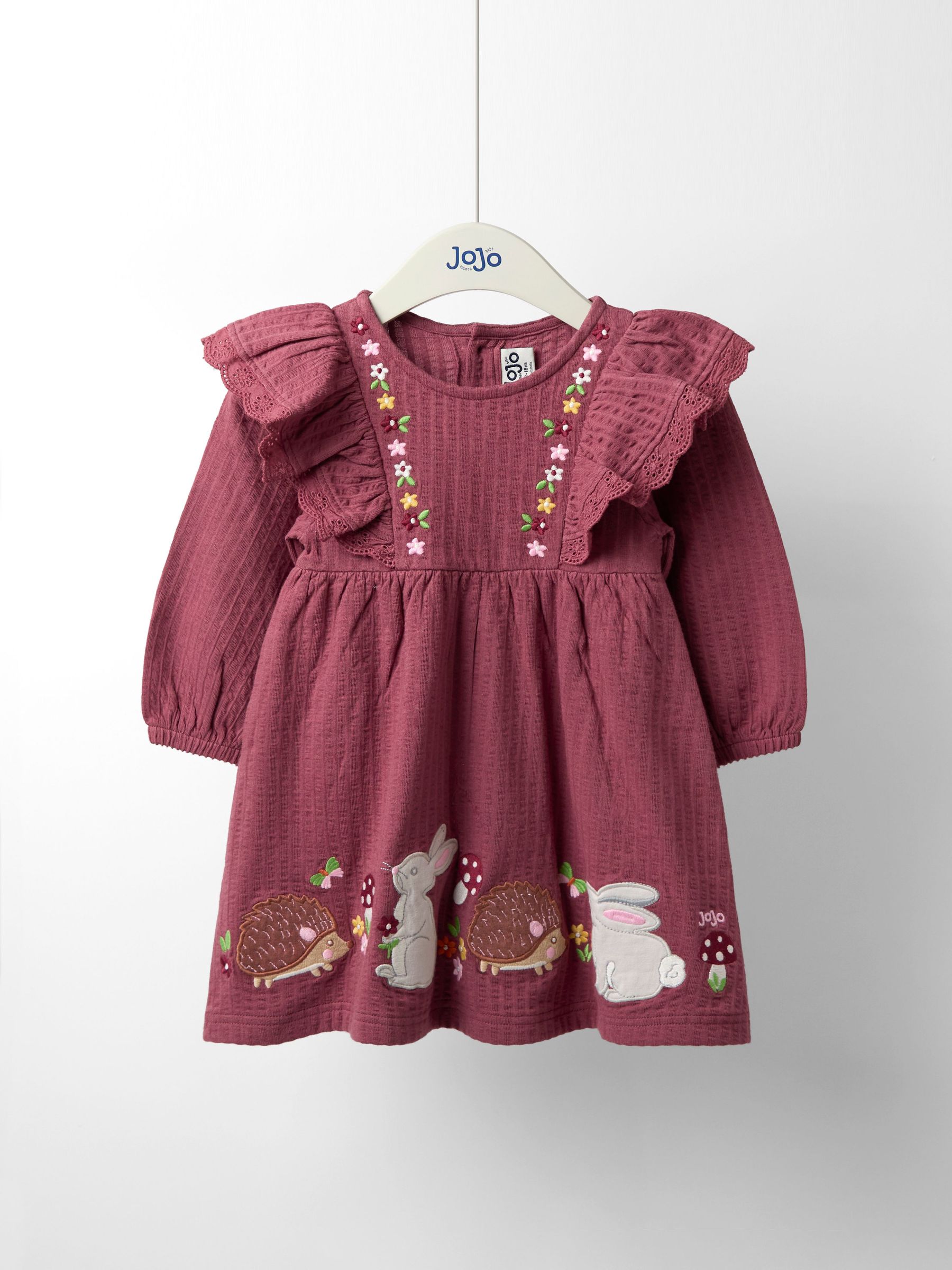 Purple Pretty Appliqué Frill Dress (F87383) | £24 - £27