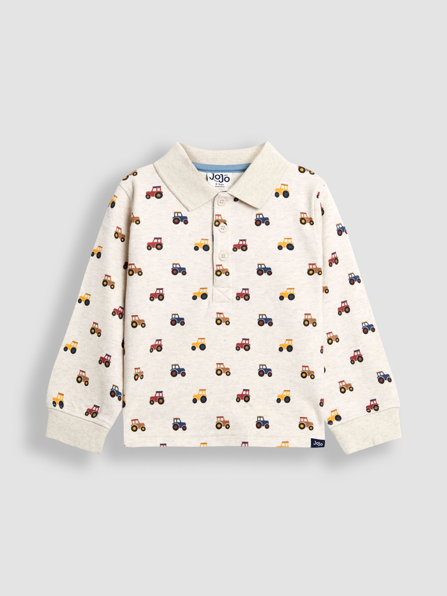 Natural Tractor Printed Polo Shirt (F87400) | £18 - £21