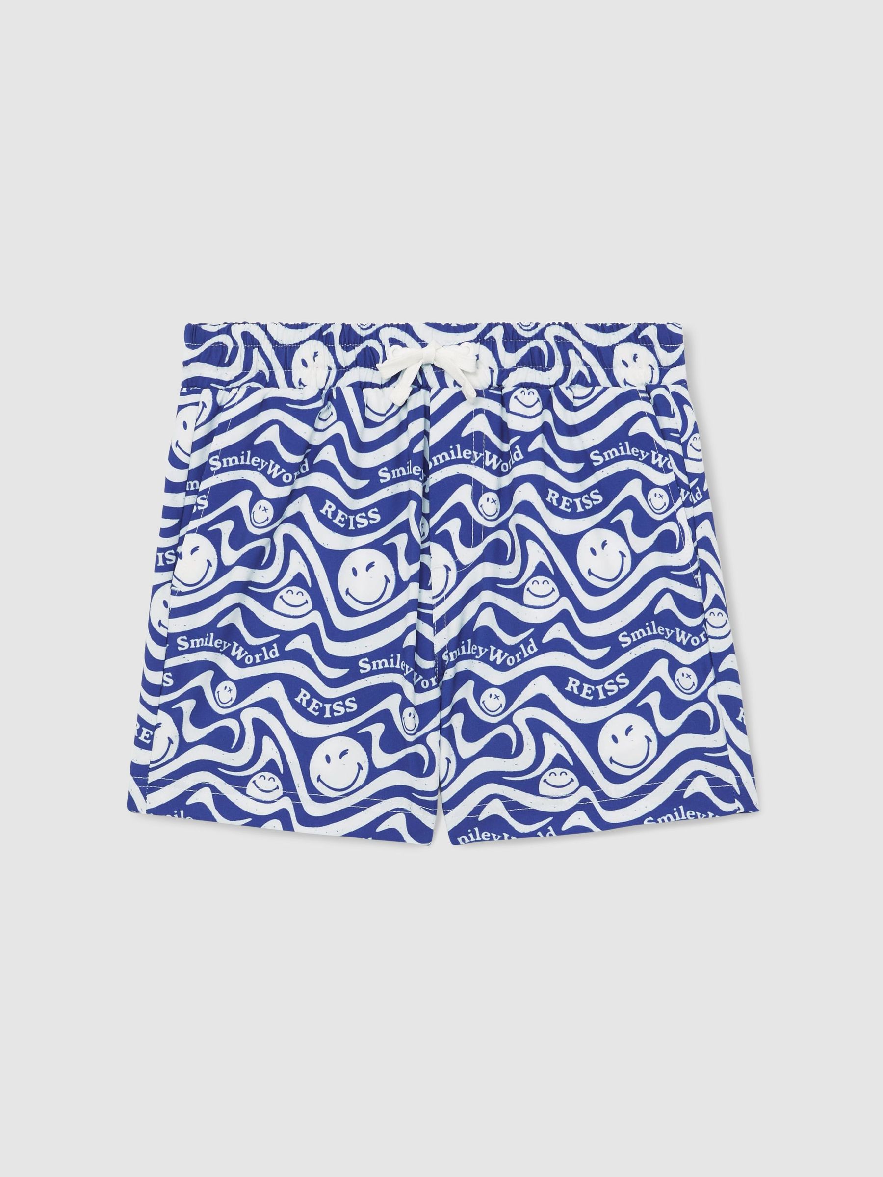 13-14 yrs SmileyWorld | Reiss Wave Swim Shorts in Bright Blue (F88010) | £20