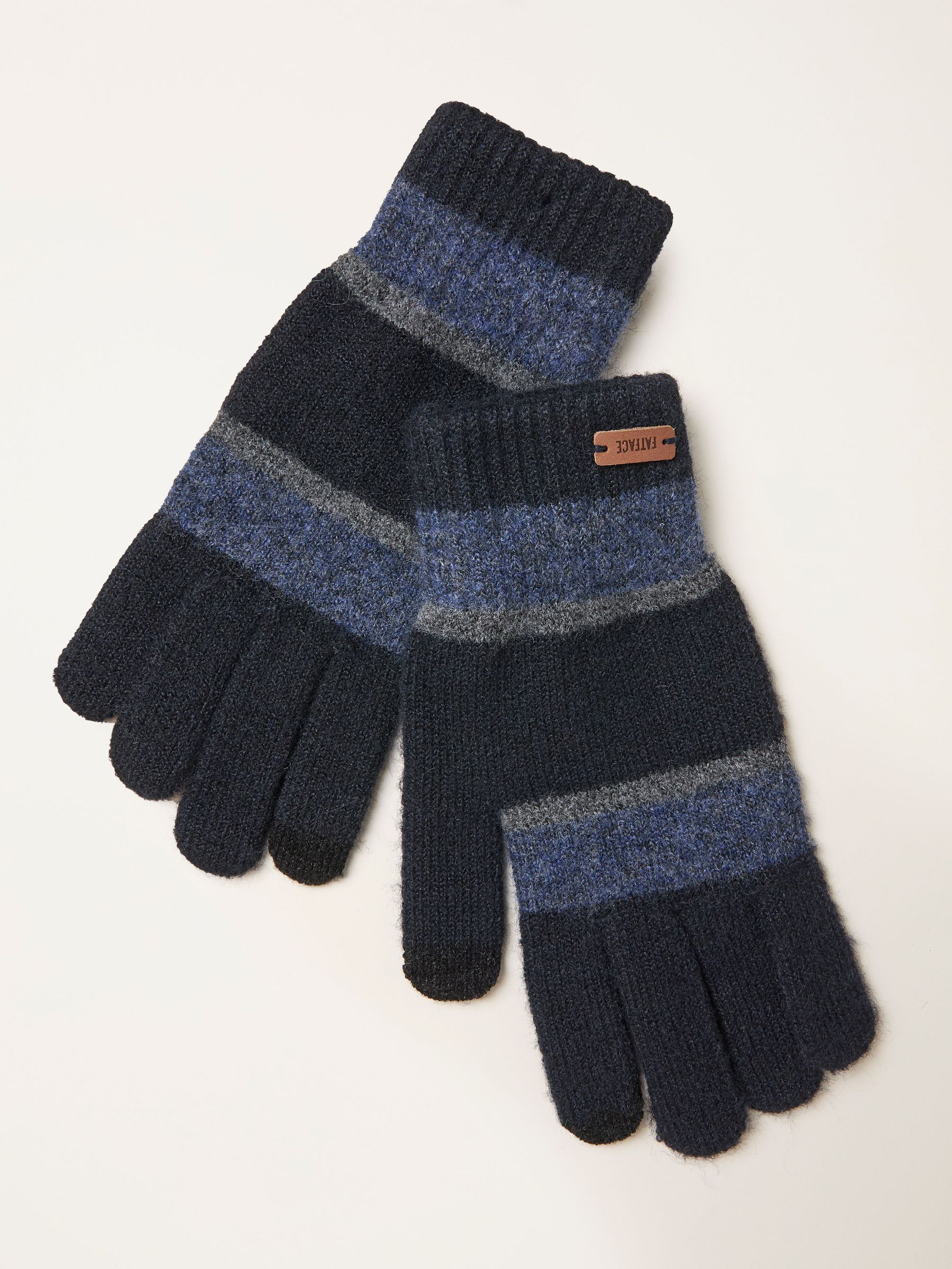 Leo Navy Colourblock Gloves (F90877) | £20