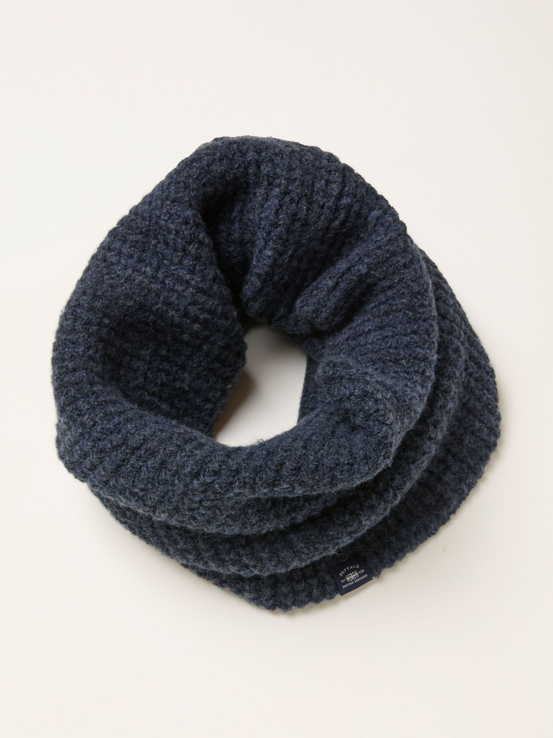 Navy Waffle Neckwarmer (F90942) | £24.50