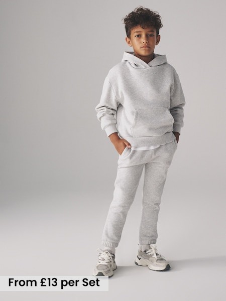 2 Pack Hoodie & Cuffed Joggers Set (F94883) | £26 - £32