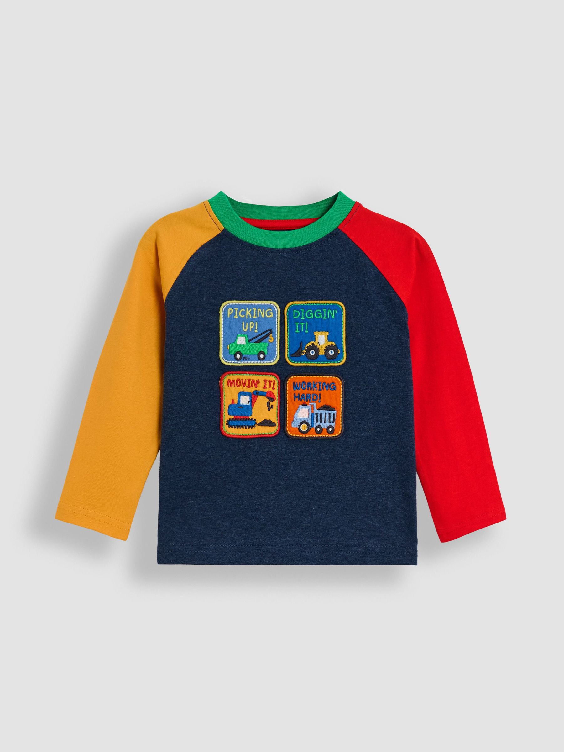 Blue Appliqué Patch Top (F96722) | £17 - £20