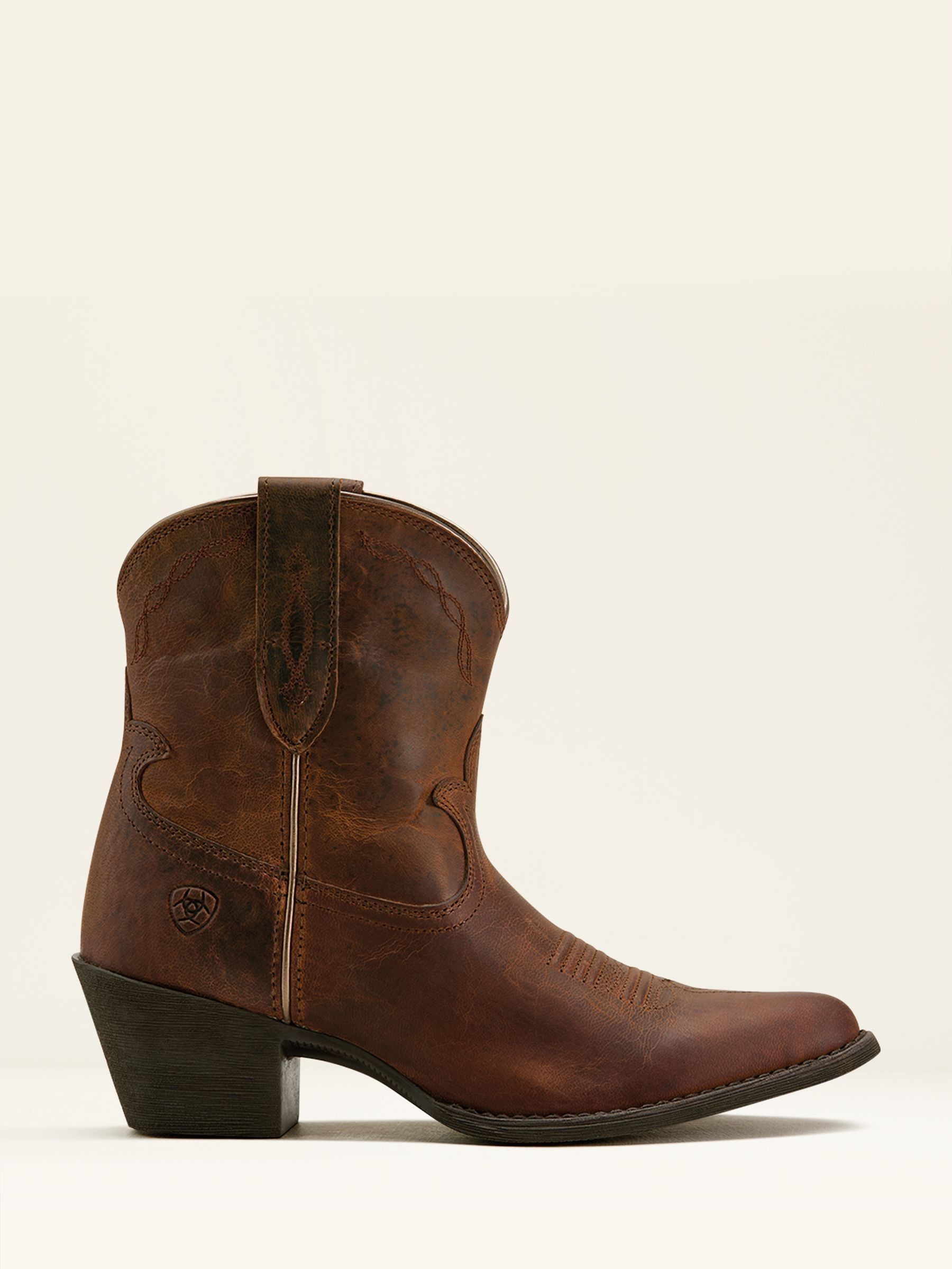 Ariat Brown Ariat Maggie Leather J Toe Western Brown Boots (F99637) | £130