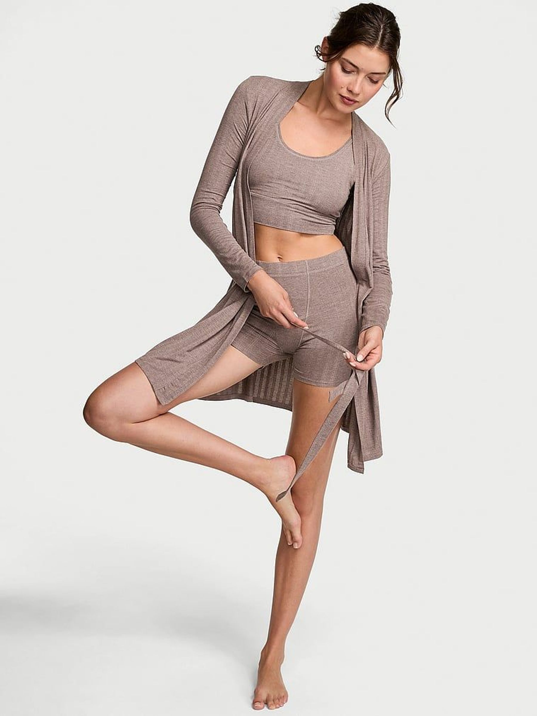 Heather Cocoa Blush Brown Modal 3 Piece Set (F99905) | £75