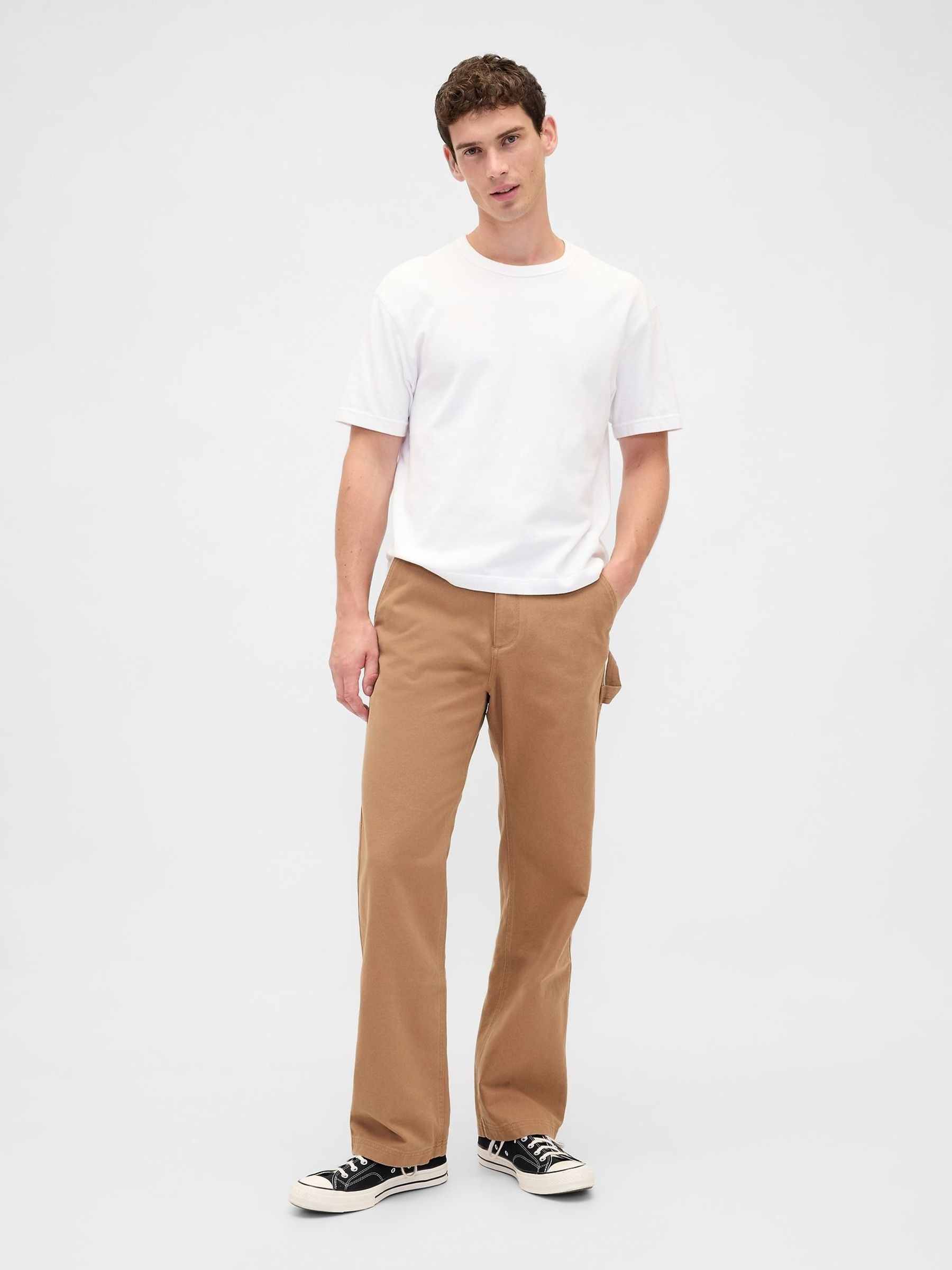 Blue Canvas '90s Loose Carpenter Trousers (G07257) | £60