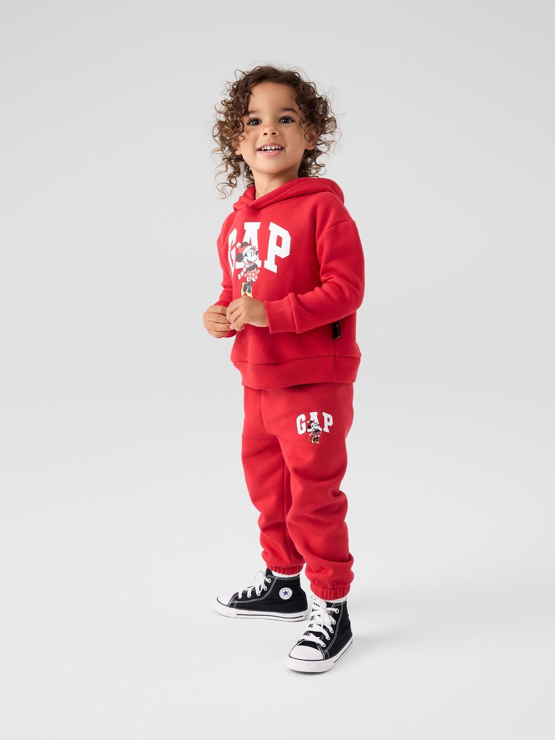 Red Disney Relaxed Logo Pull On Joggers (6mths-5yrs) (G07260) | £15