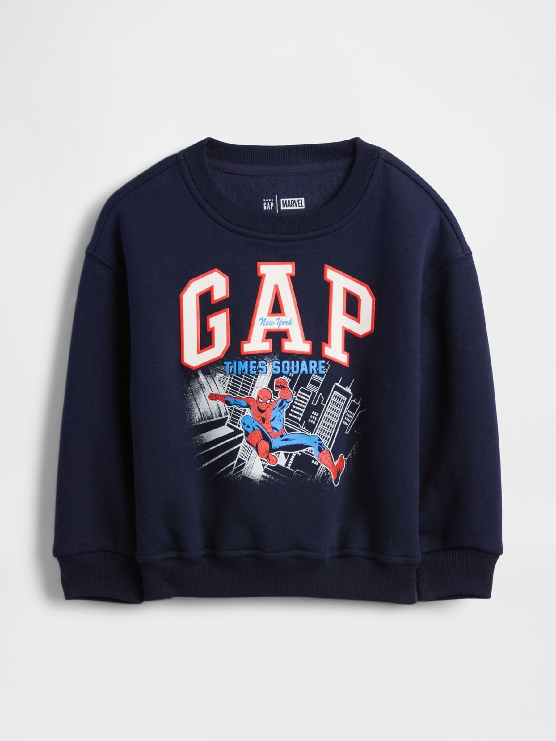 Navy VintageSoft Marvel Logo Sweatshirt (G07269) | £25