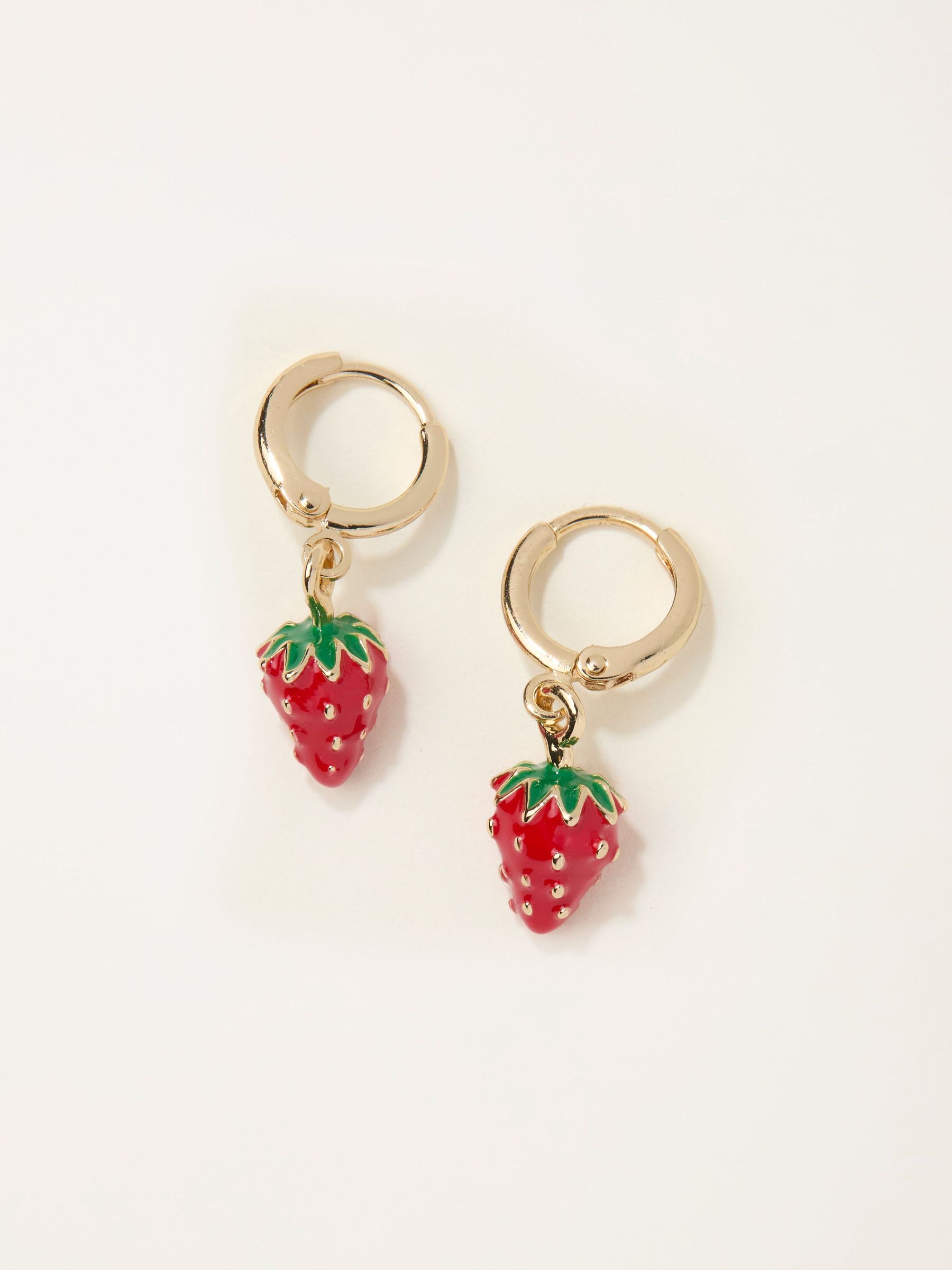 Red Strawberry Drop Earrings (G12463) | £10.50