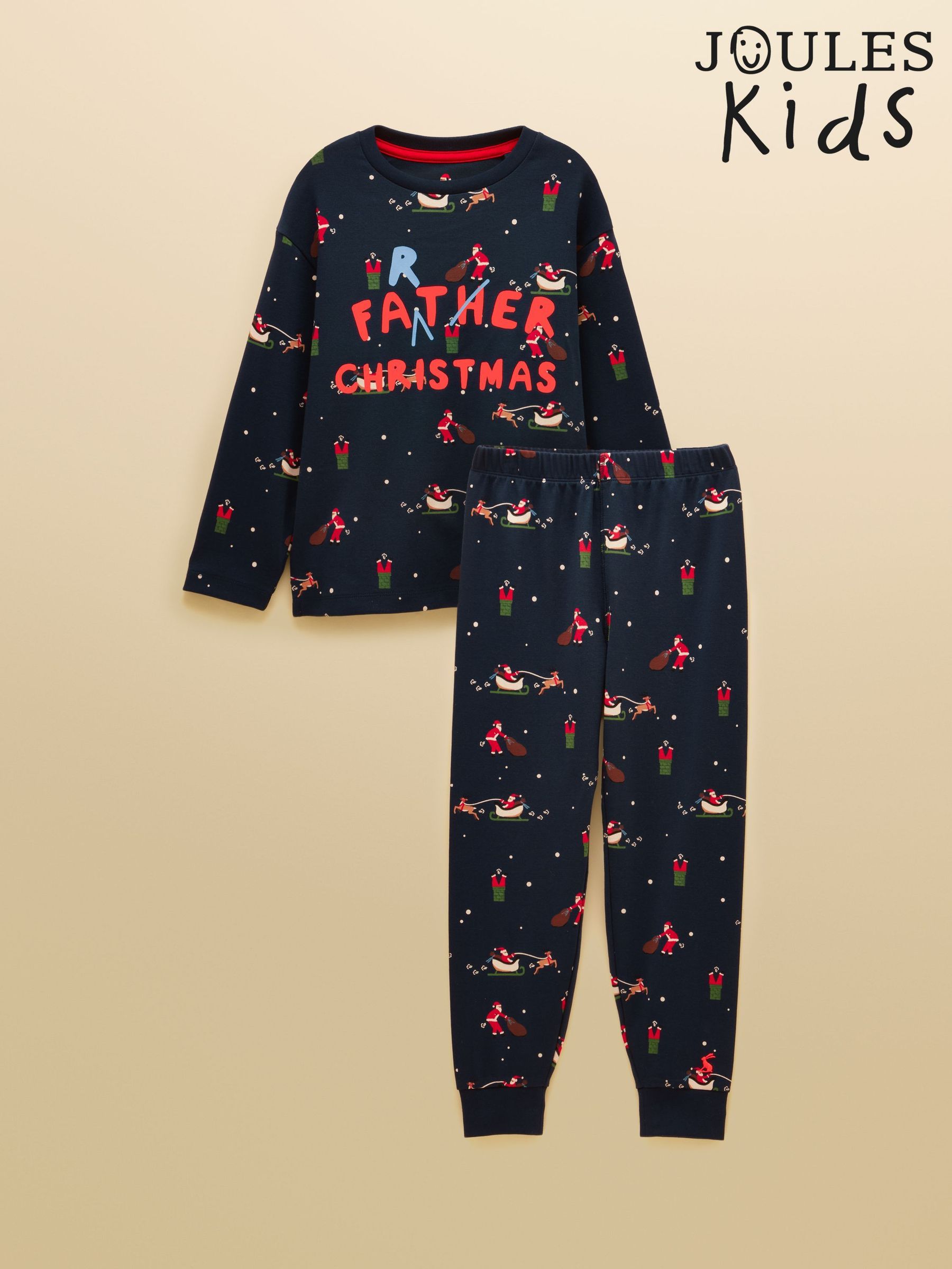 Navy Blue - Long Sleeve Pyjama Set