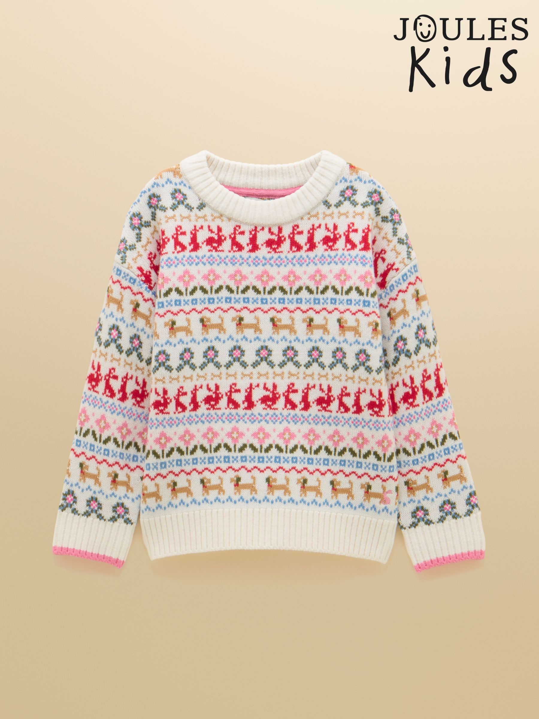 Beige Woodland - Fair Isle Jumper