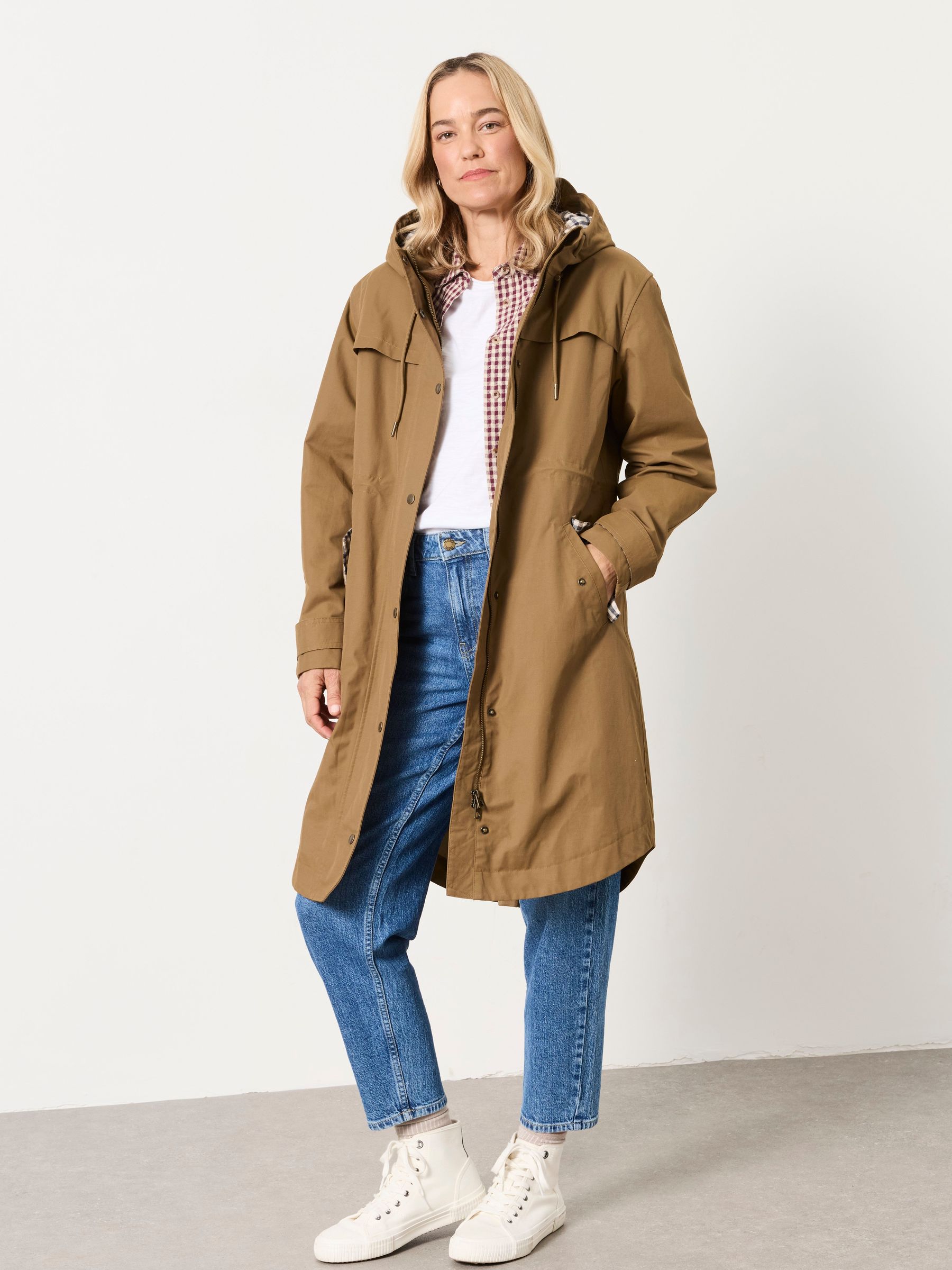 Sand - Long Raincoat