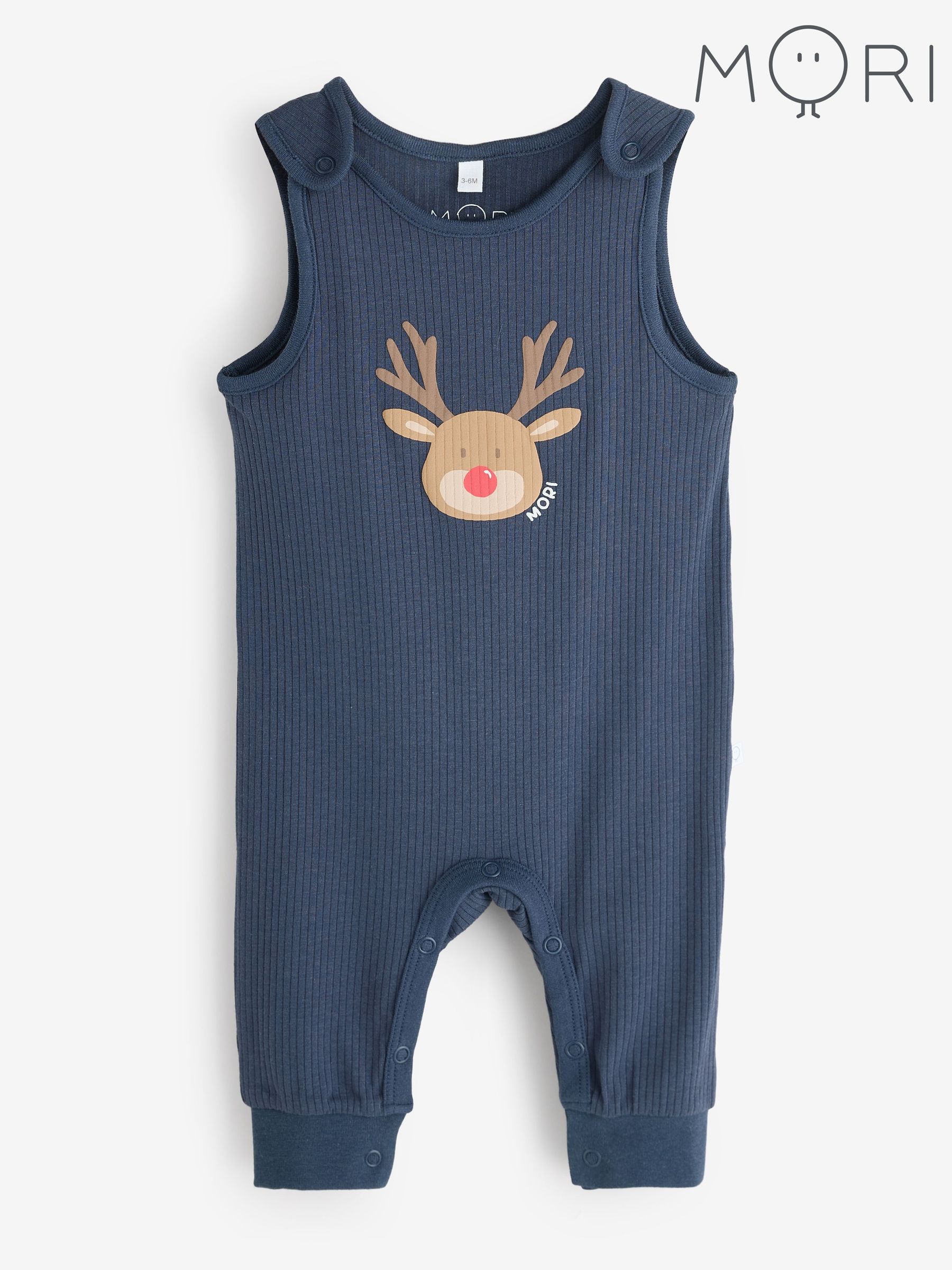 MORI Sky Blue Supersoft Dungarees (G18739) | £30 - £32