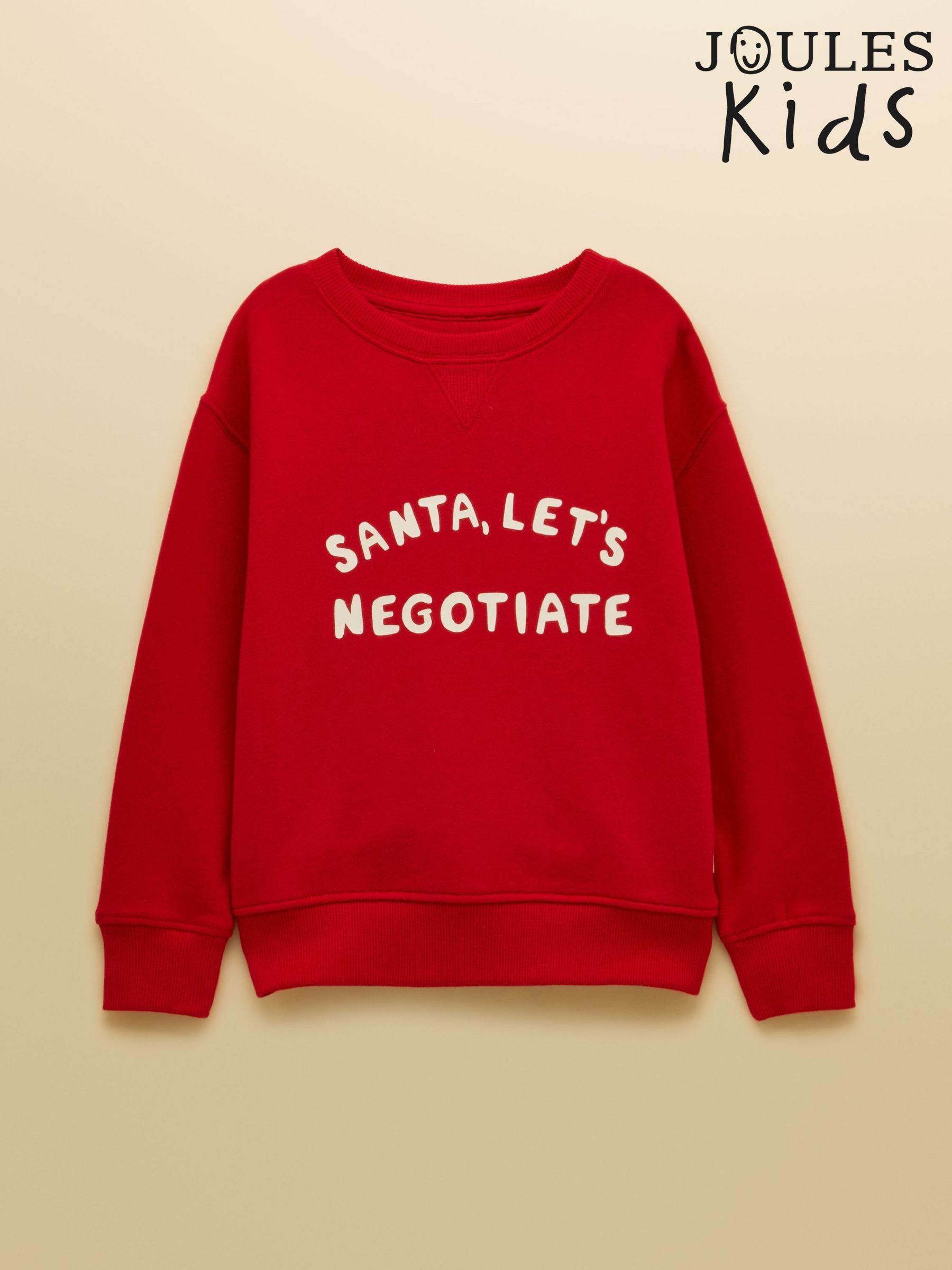 Red - Slogan Crew Neck Sweatshirt