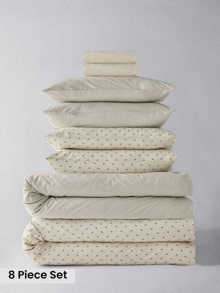 The Set 2 Pack Bedsets With Fitted Sheets