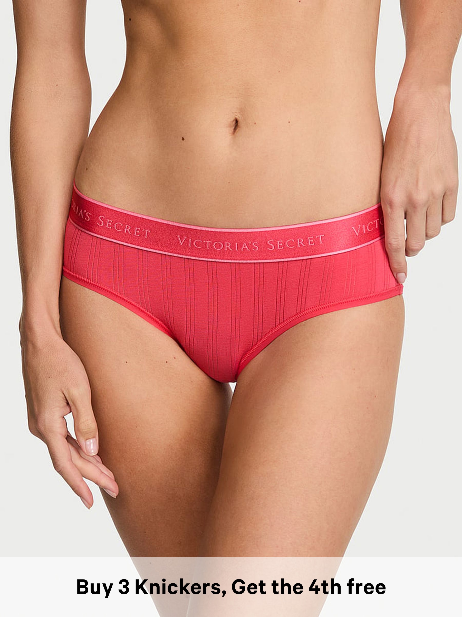 Wild Watermelon Pink - Hipster Modal Logo Knickers