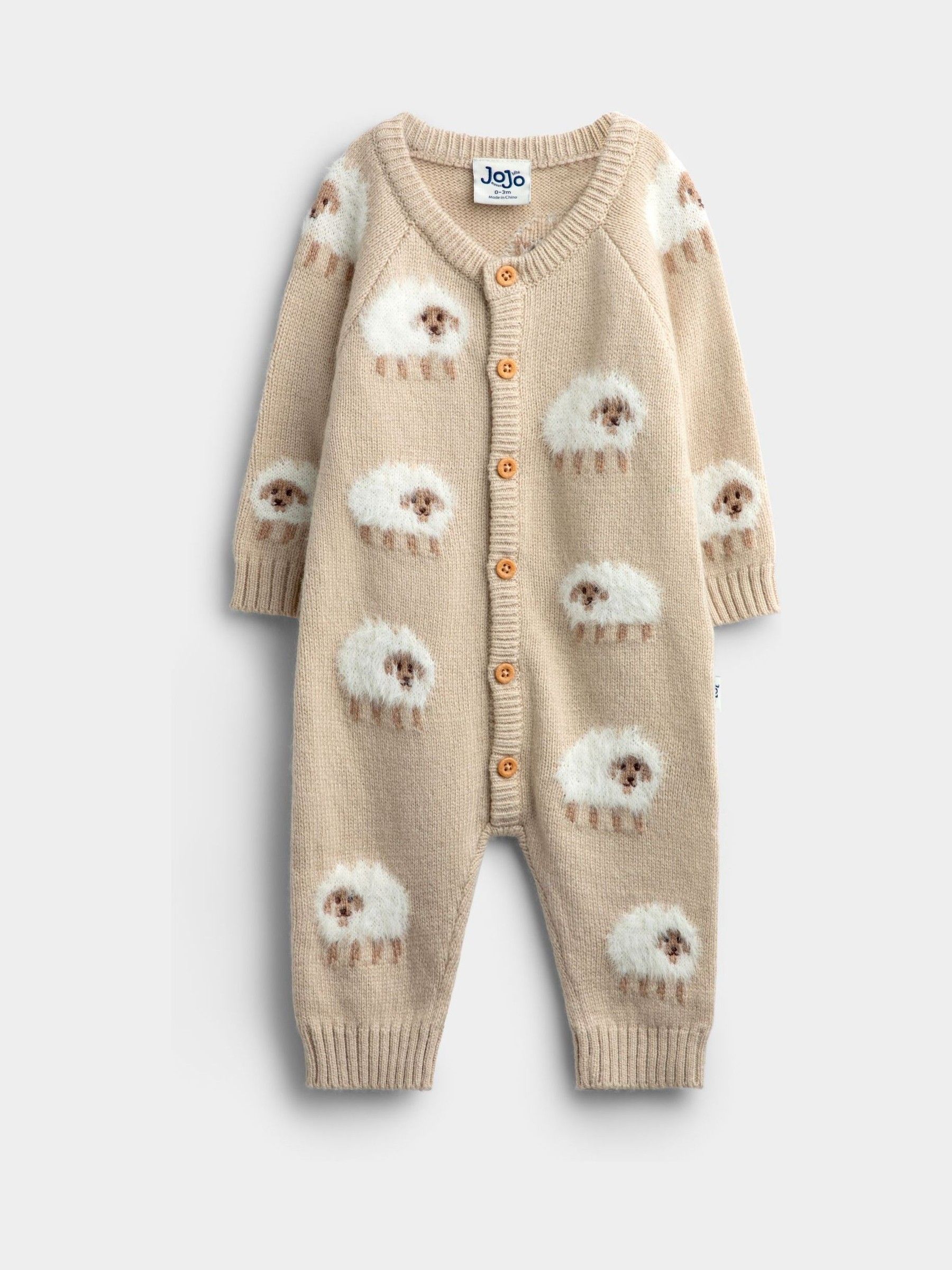 Natural Sheep - Knit All-in-one