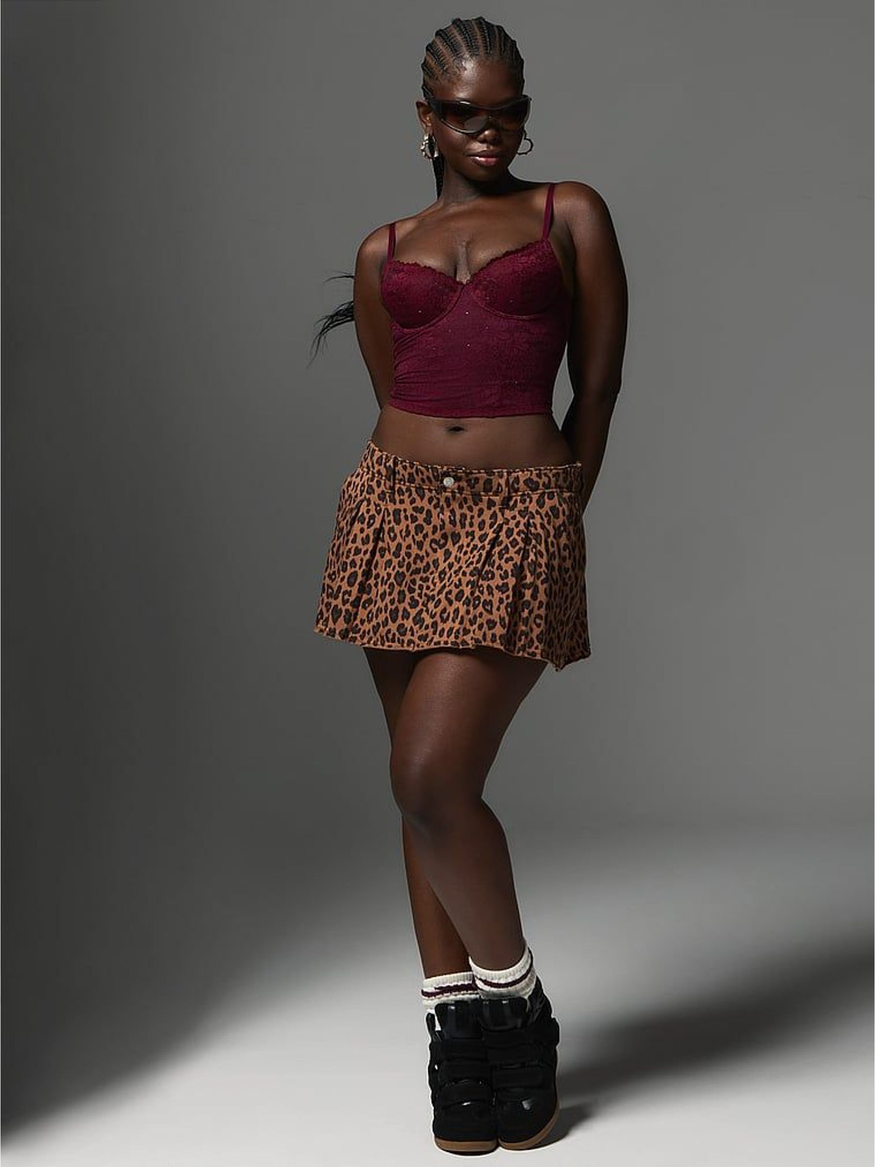 Purple Rose - Lace Diamante Corset