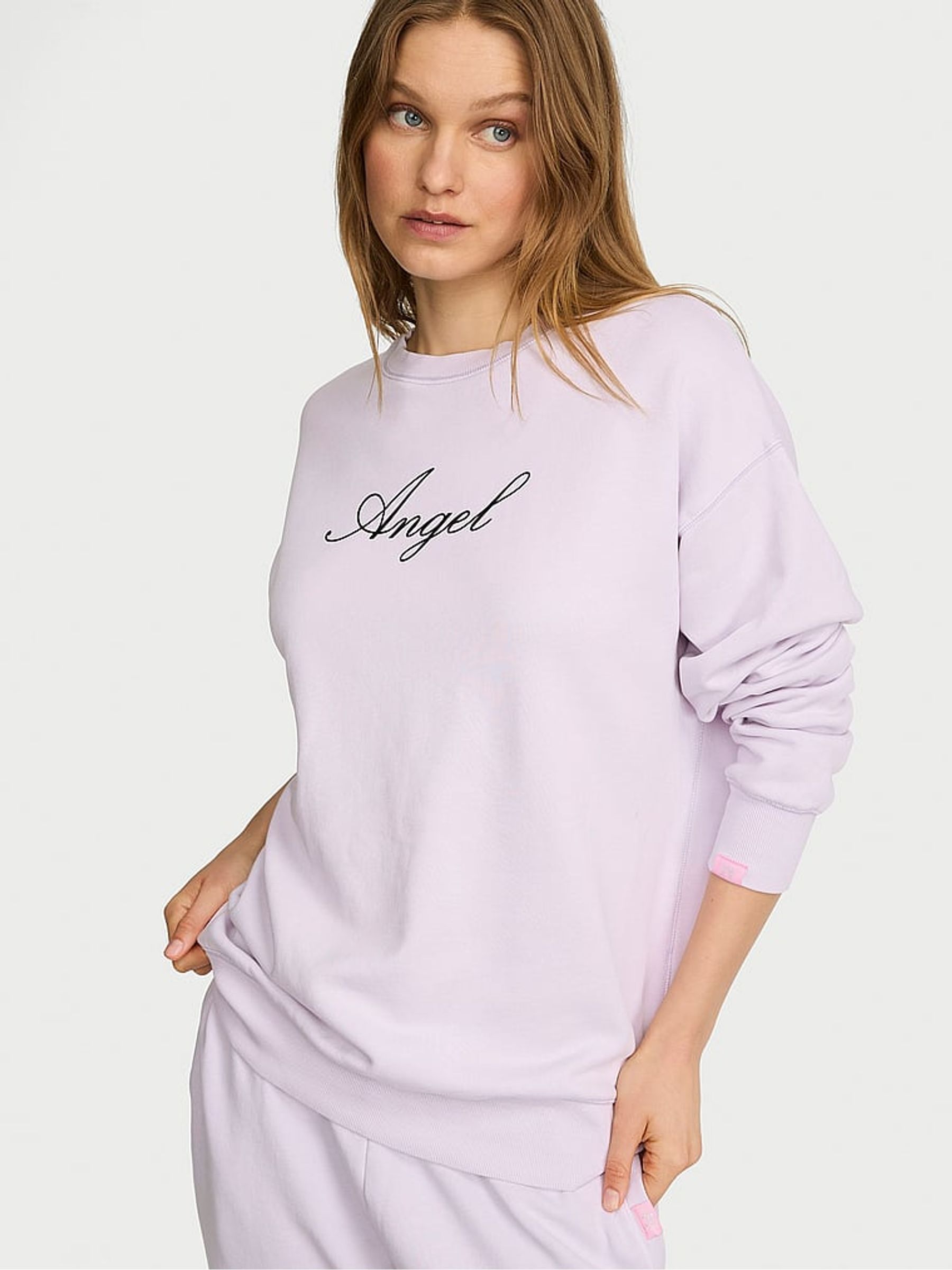 Purple Whisper - Fleece Crewneck Sweatshirt