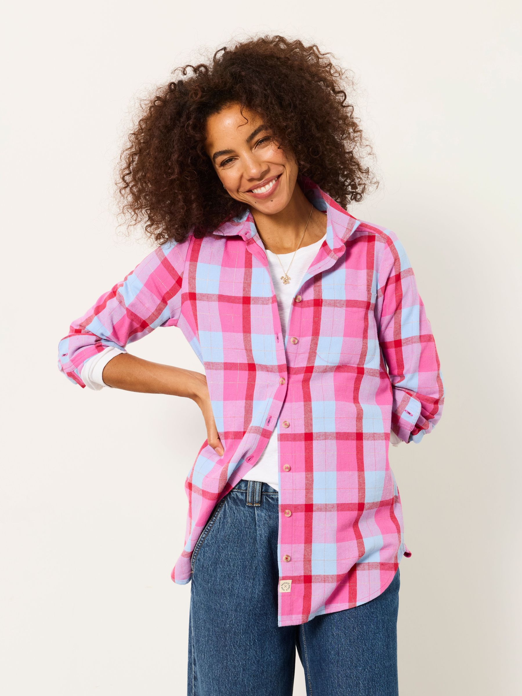 Pink - Check Shirt