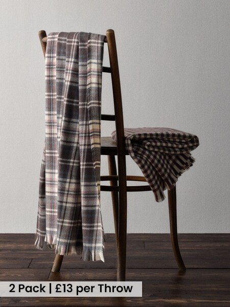 The Set 2 Pack Cosy Throws