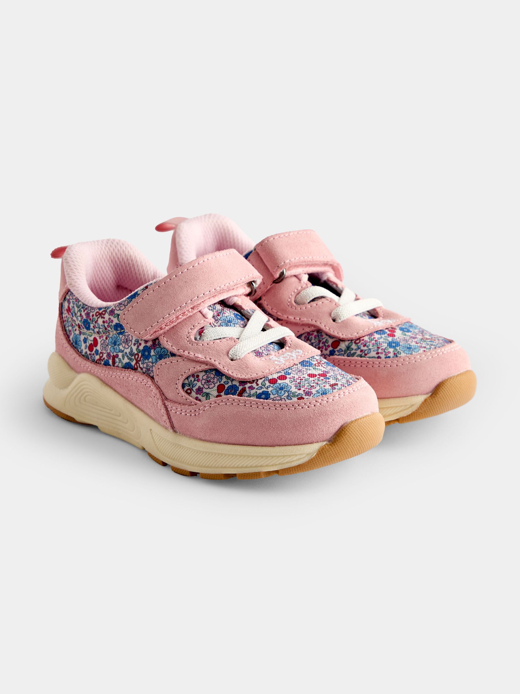 Pink Floral - Riptape Trainers