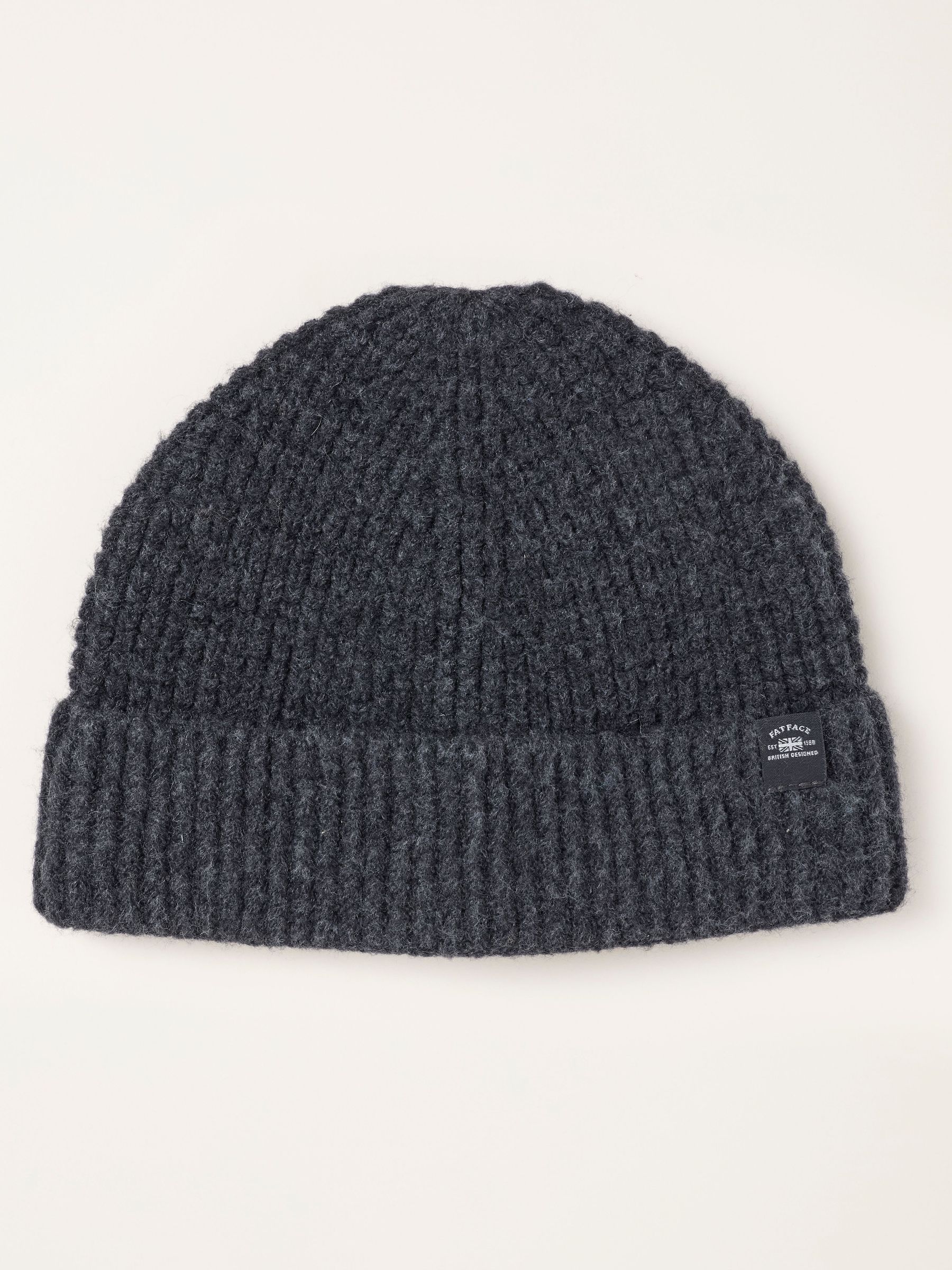 Charcoal Grey - Regular Fisherman Waffle Beanie