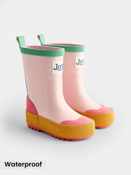 Pink - Colourblock Wellies