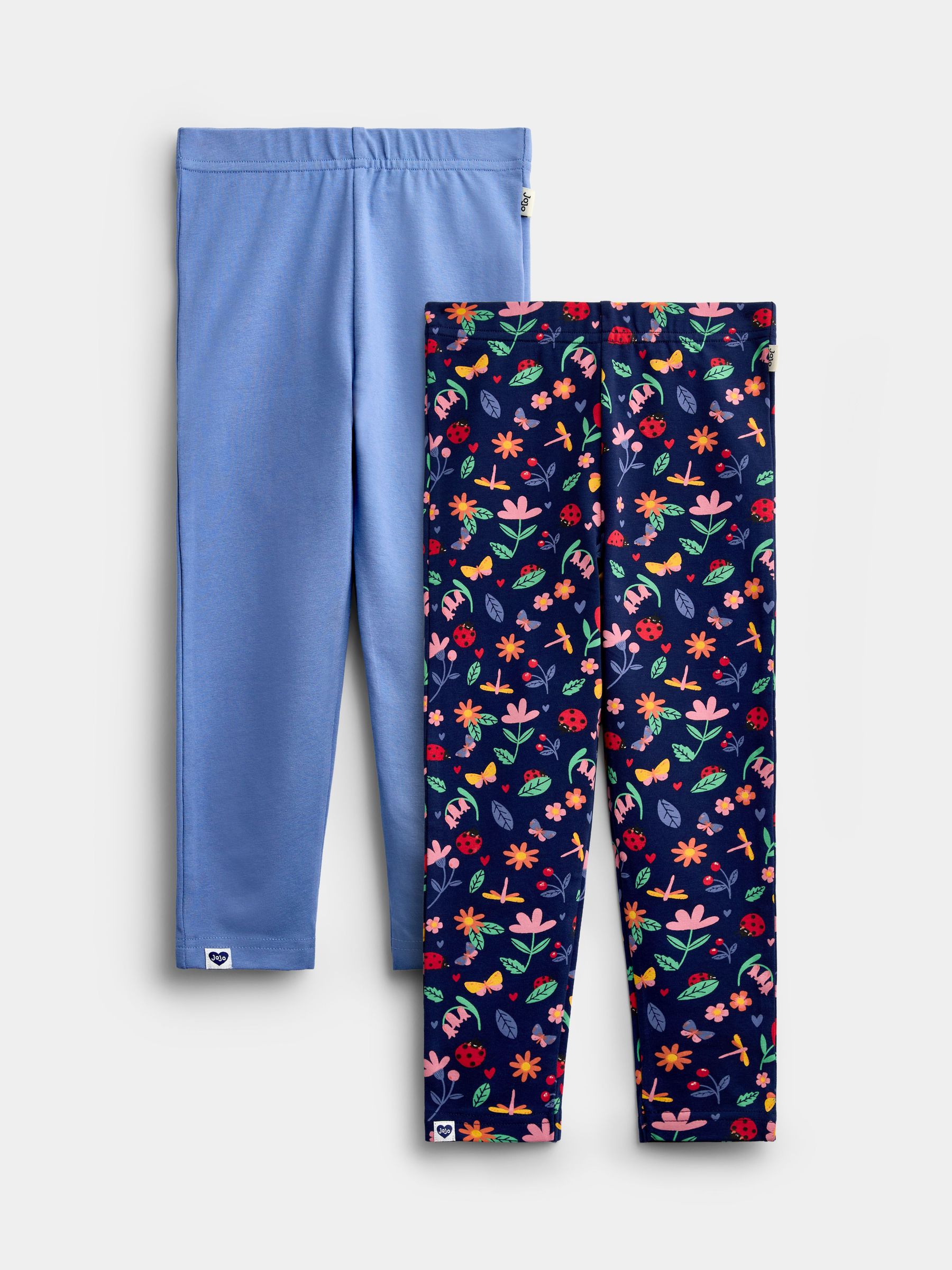Navy Blue Bug Friends - 2-pack Leggings