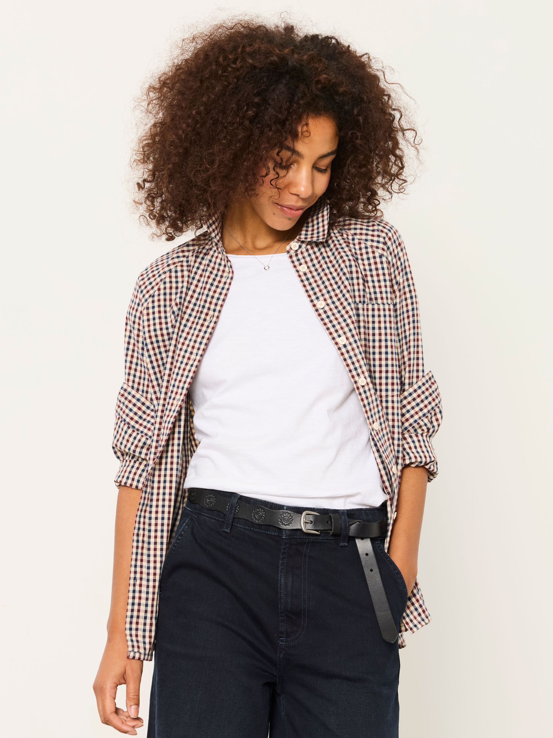 Cream - Check Shirt