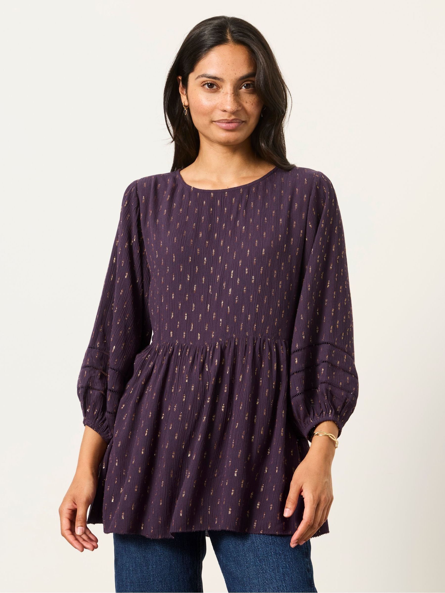 Purple - Metallic Tunic