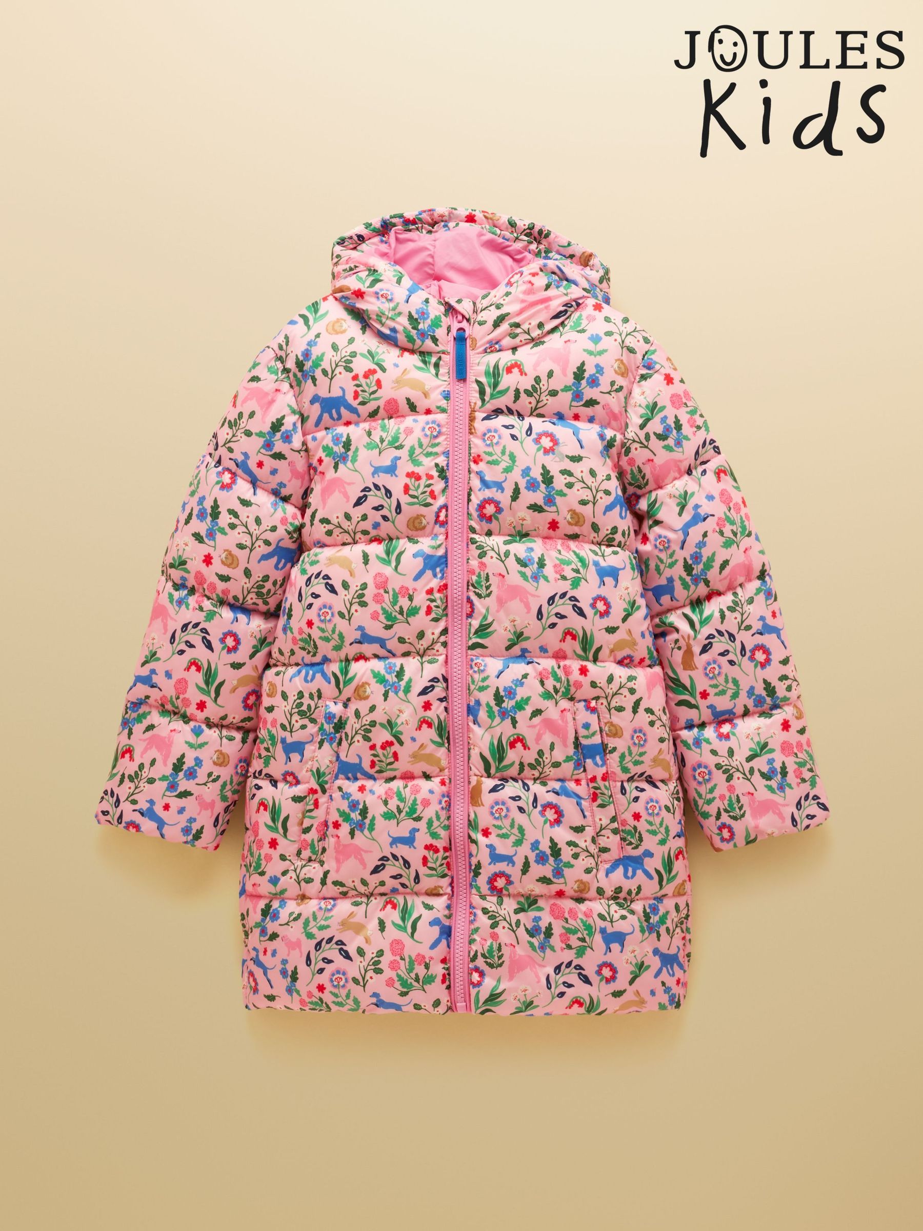 Pink - Showerproof Padded Coat