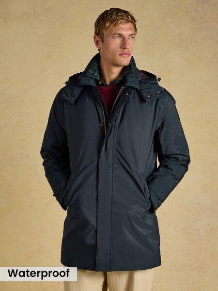 Navy - Regular Longline Coat
