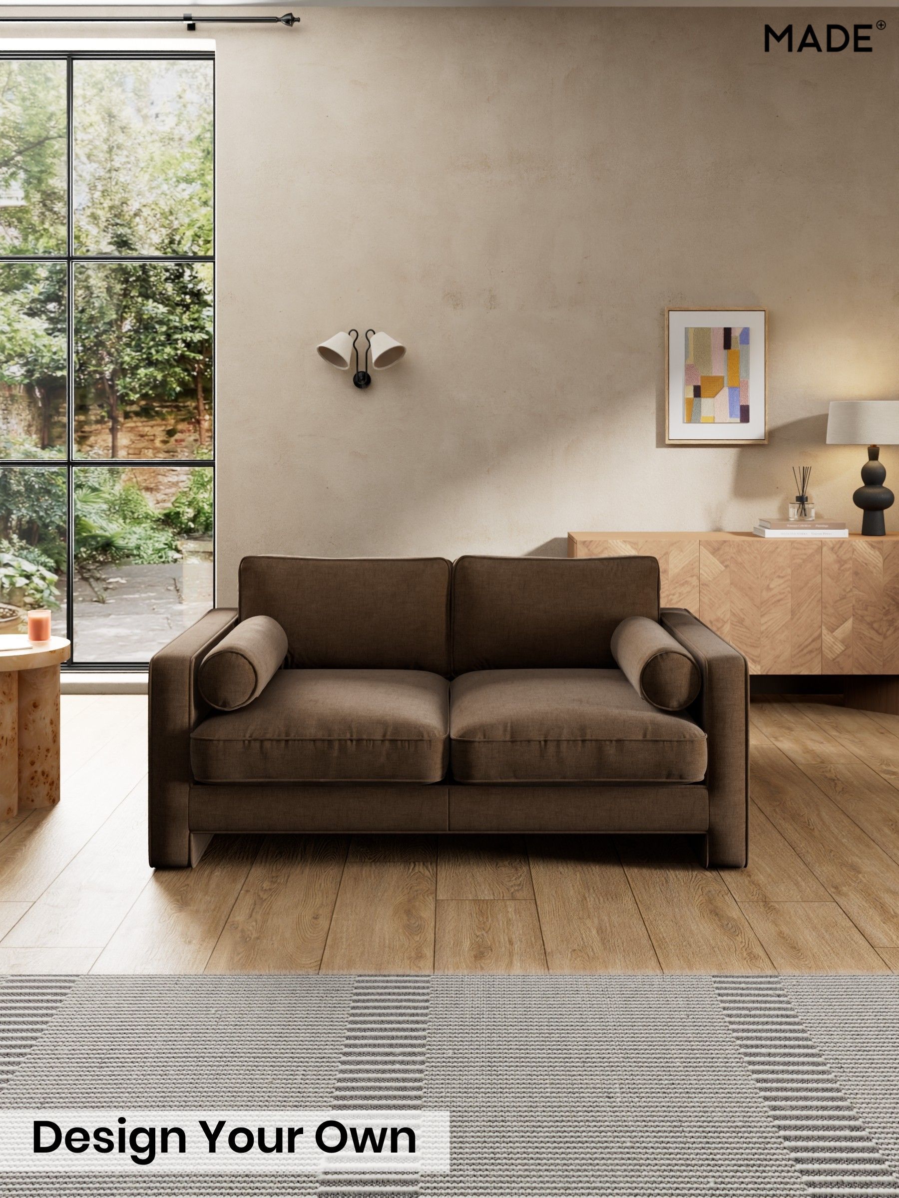 Etched Chenille/Cocoa Brown - Holloway By Made