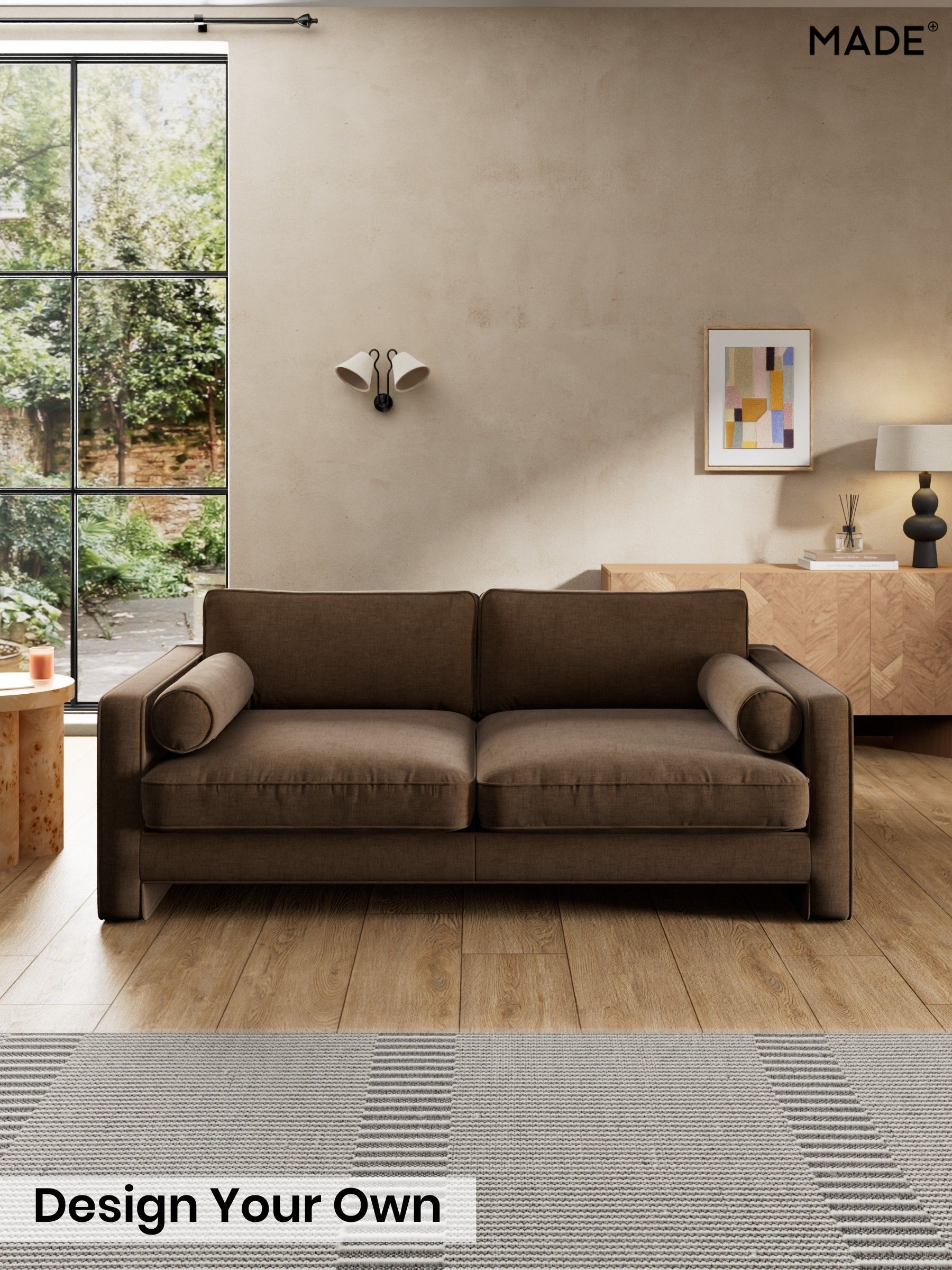 Etched Chenille/Cocoa Brown - Holloway By Made