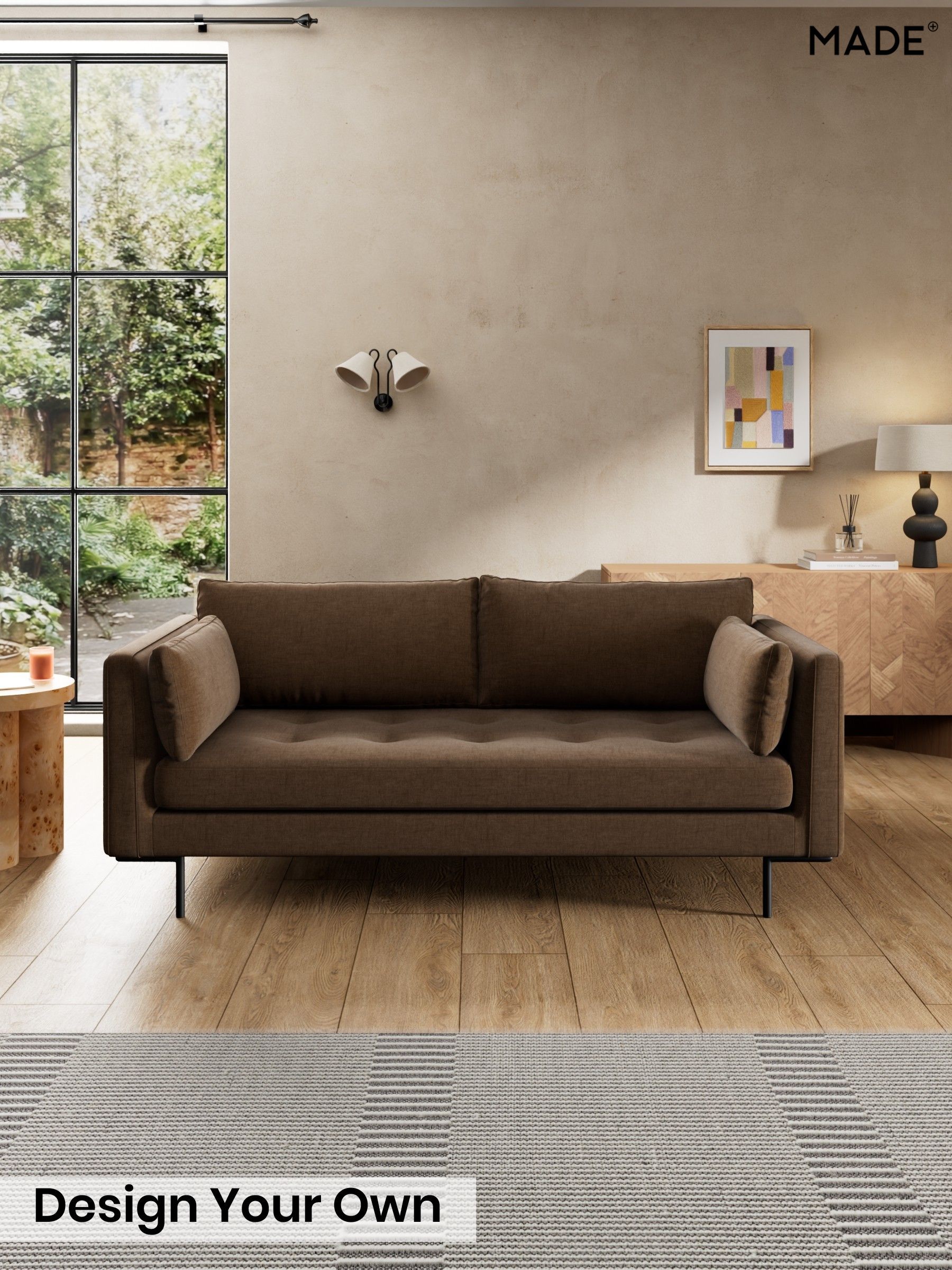 Etched Chenille/Cocoa Brown - Harlow By Made