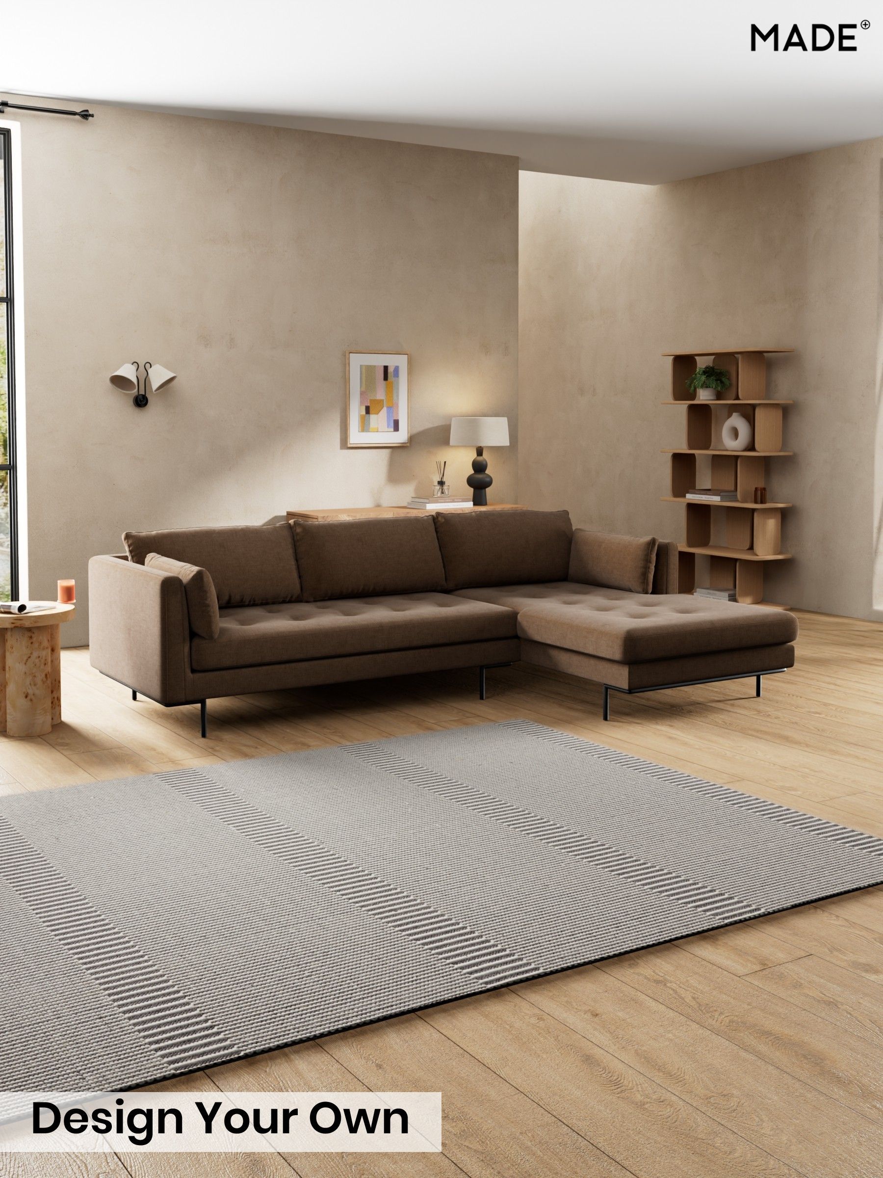 Etched Chenille/Cocoa Brown - Harlow By Made