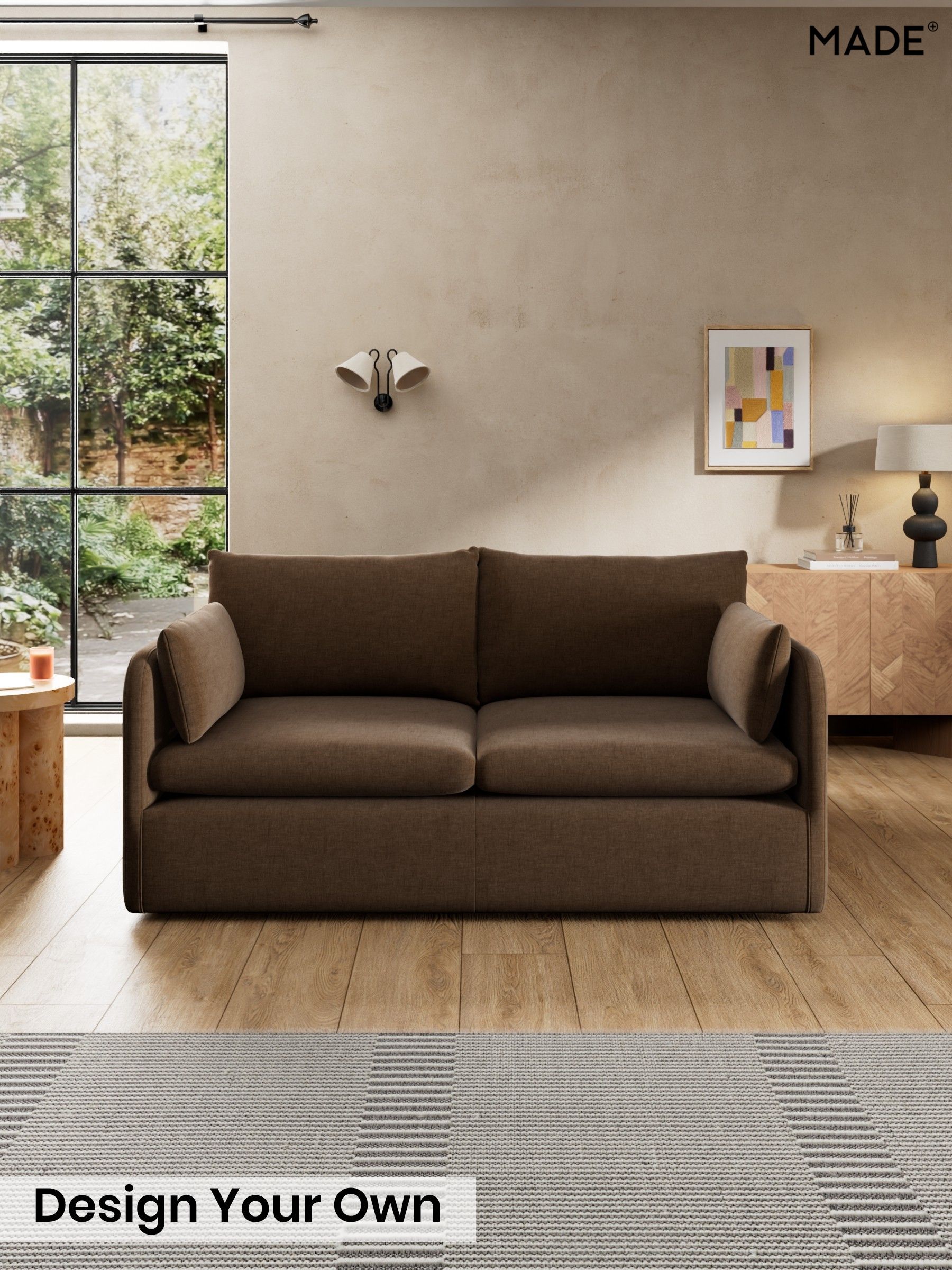 Etched Chenille/Cocoa Brown - Jackson By Made