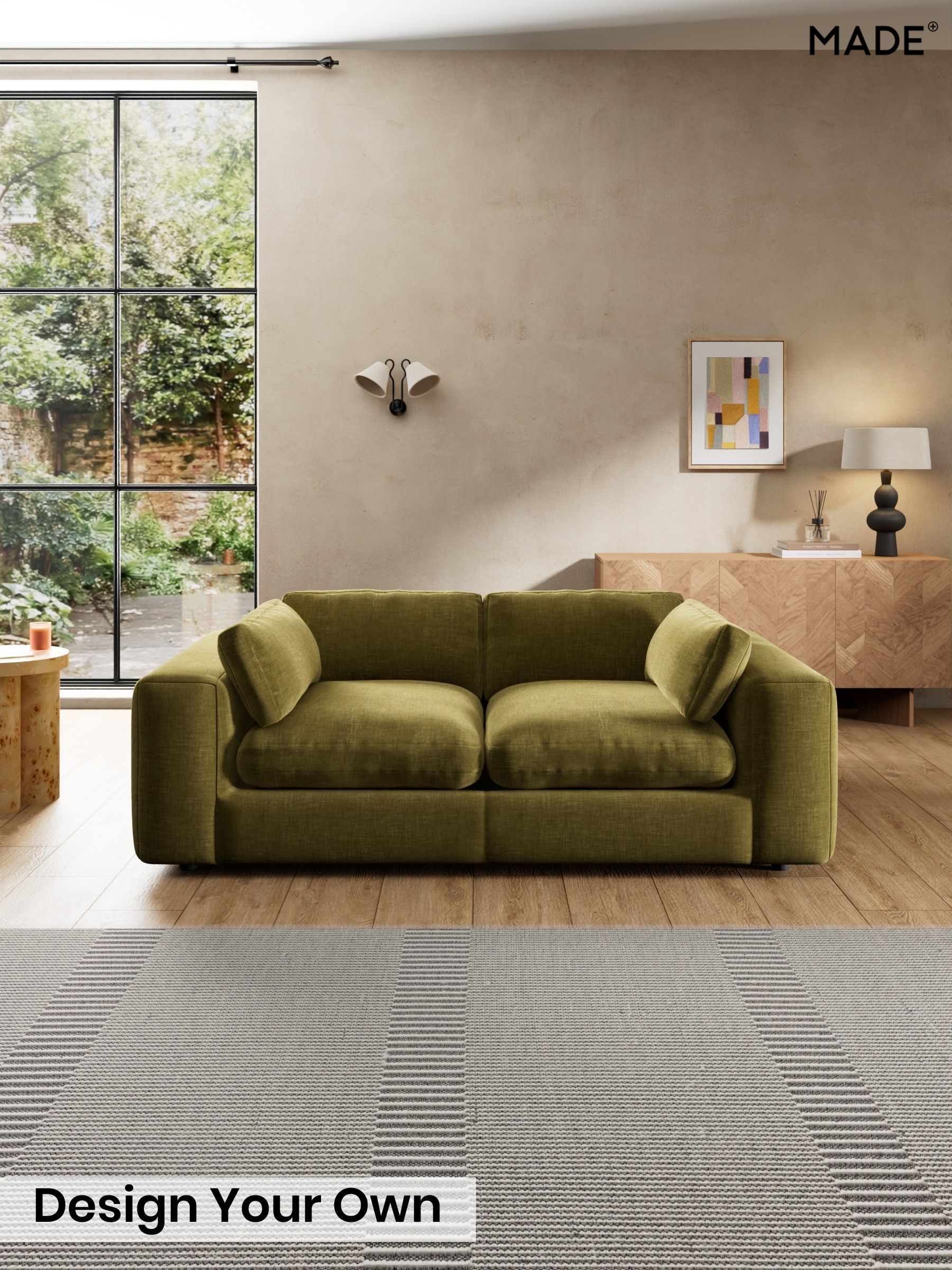 Etched Chenille/Moss Green - Alec By Made